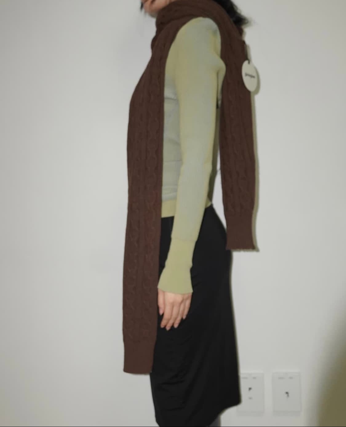 기마구아스 gimaguas 케이블 니트 탑 M 상품이미지3