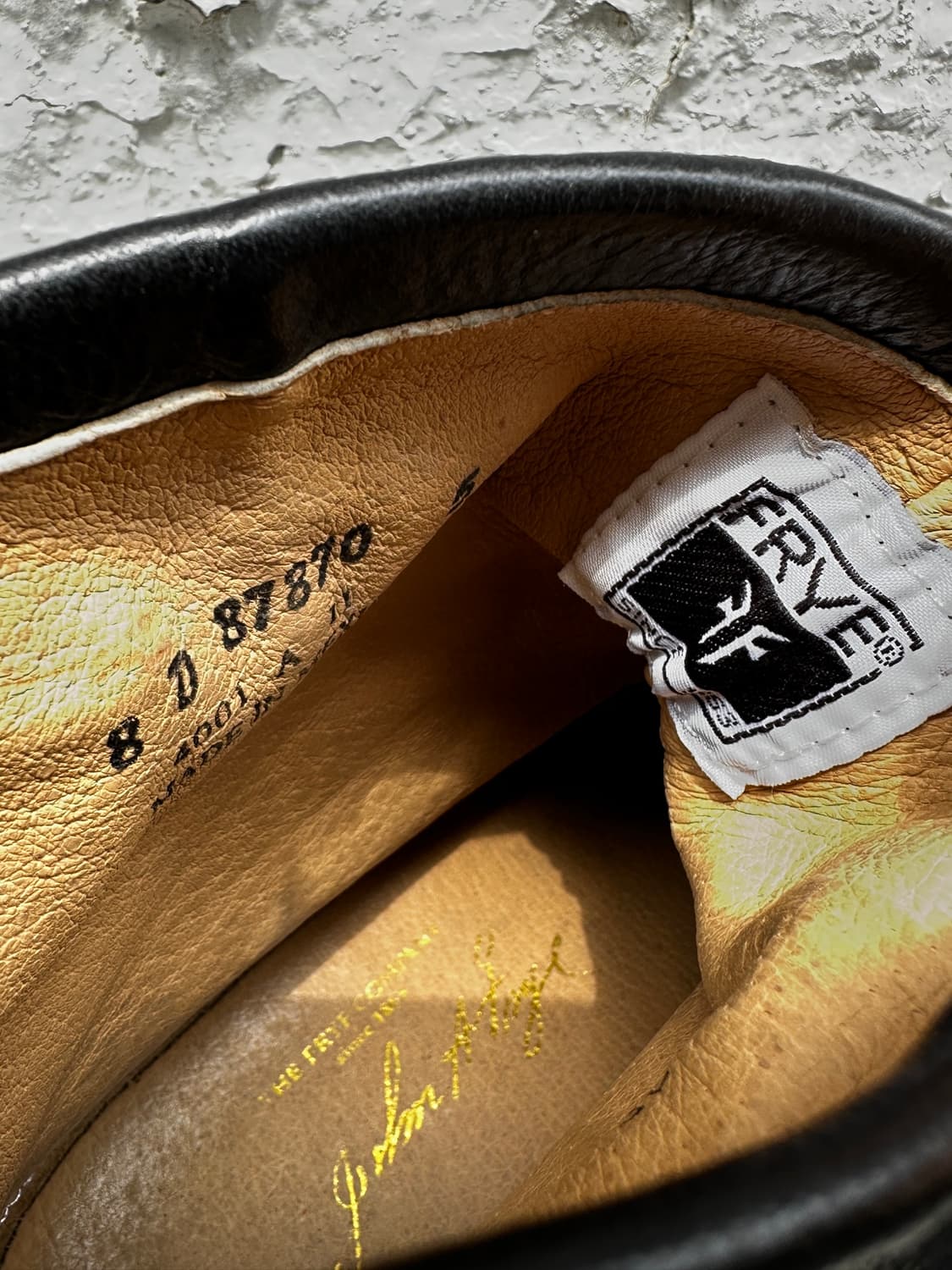 00s FRYE Harness Boots Black Leather 8D 상품이미지6
