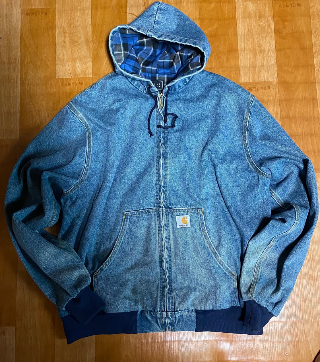 carhartt x boss chen 데님후드집업 상품이미지1