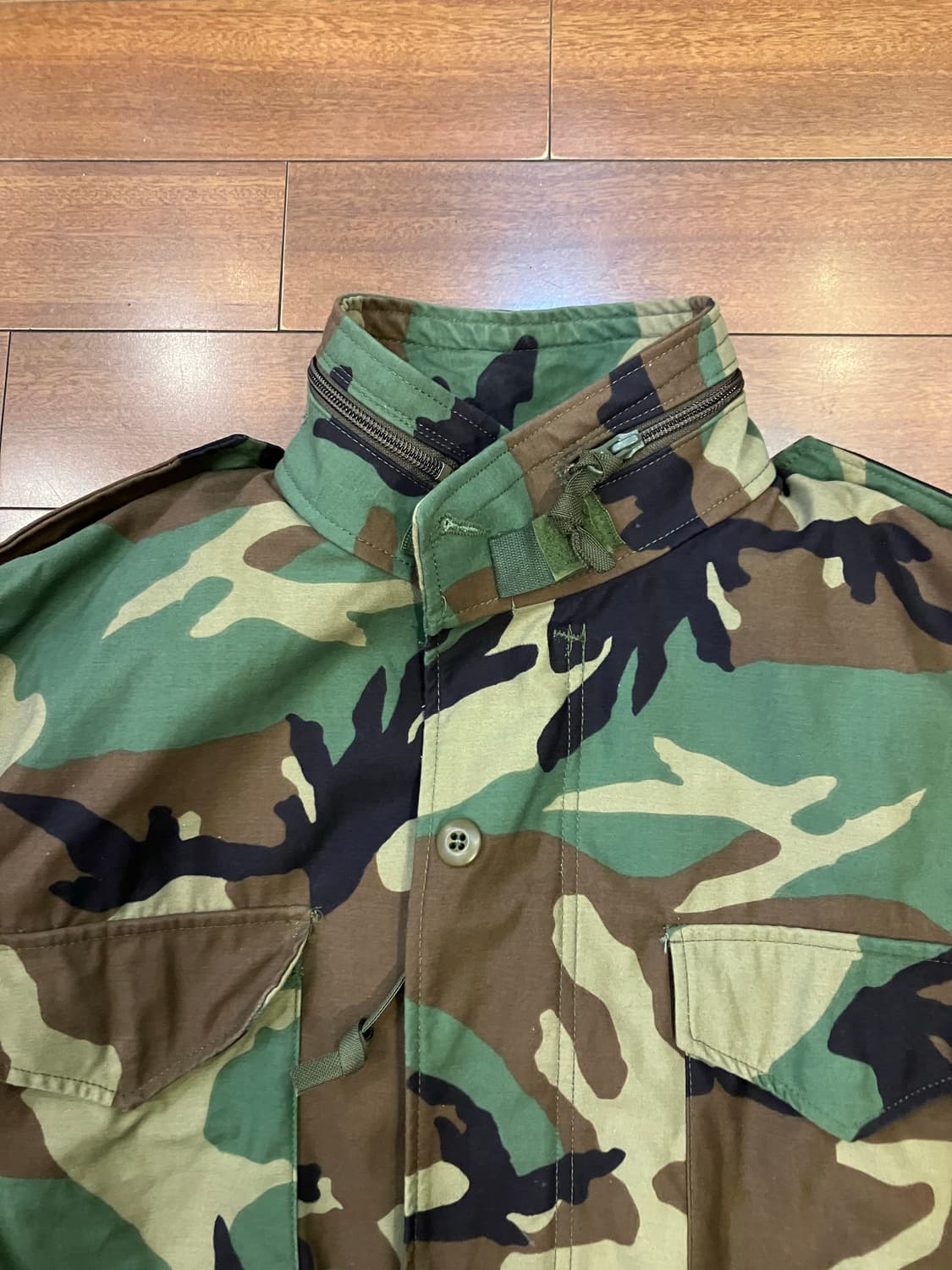 미군 M65 우드랜드 필드자켓 L 상품이미지2