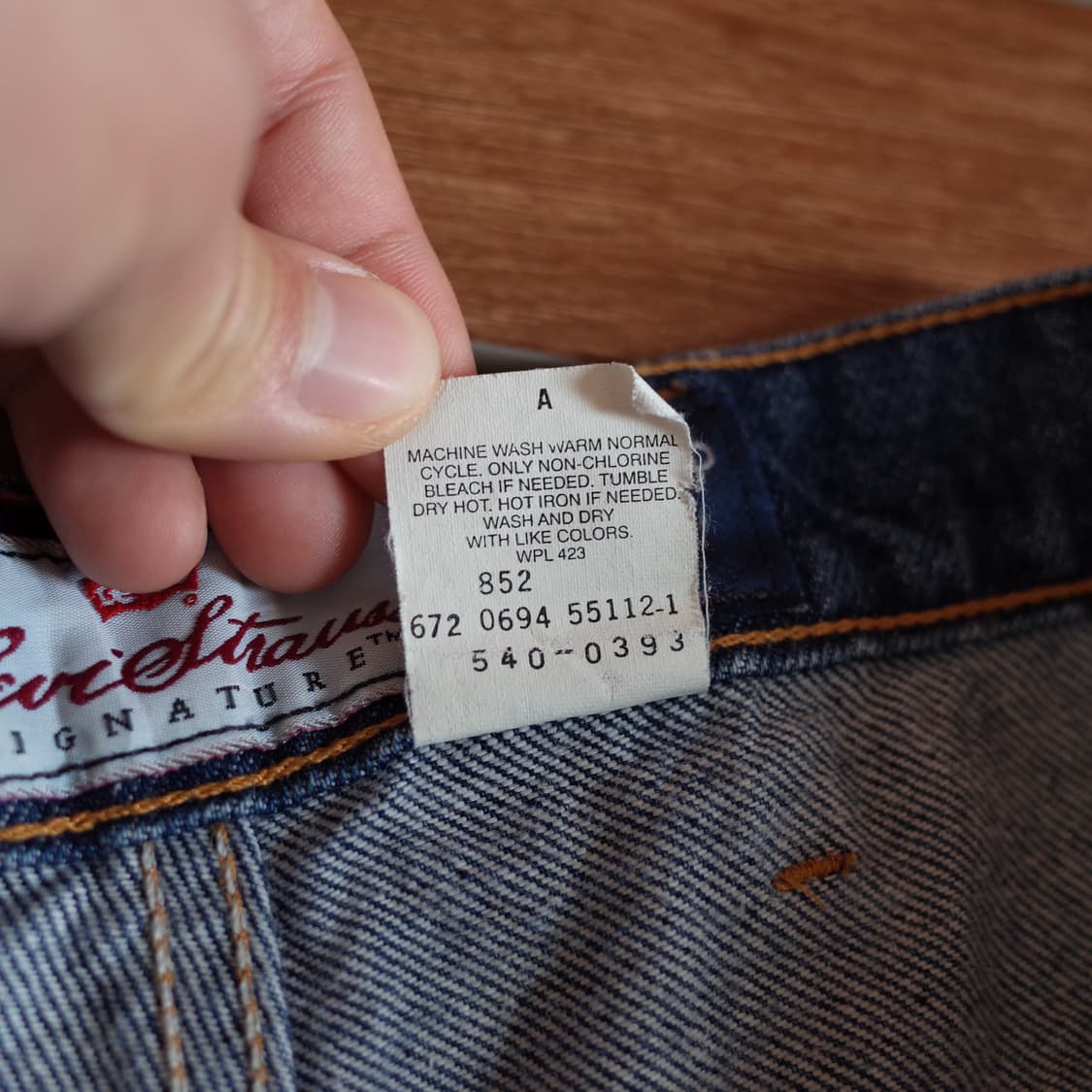 90’s Levi’s 540 usa made denim pants 상품이미지10