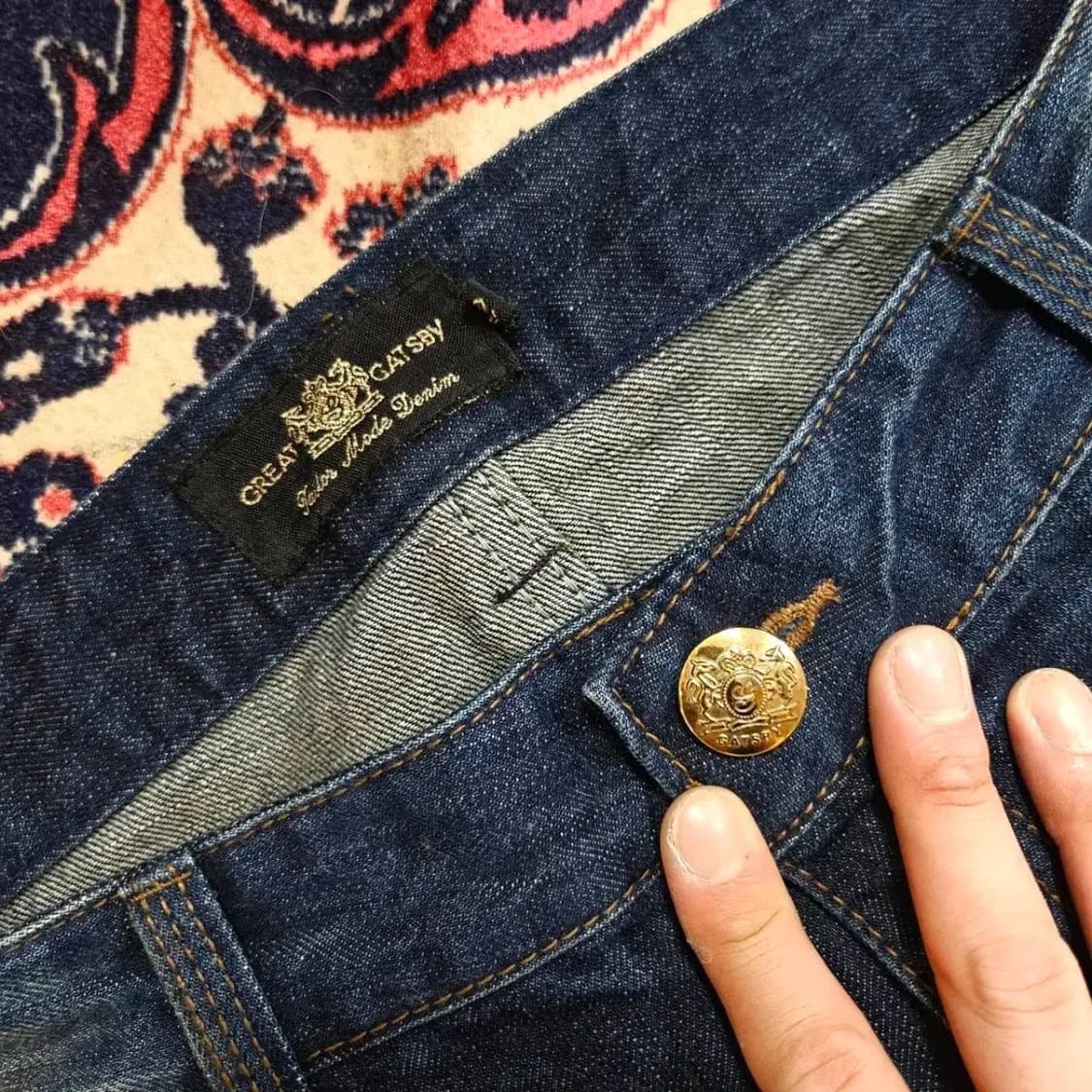 그레이트 게츠비(GREAT GATSBY) GG 패치 자수 데님팬츠 상품이미지7