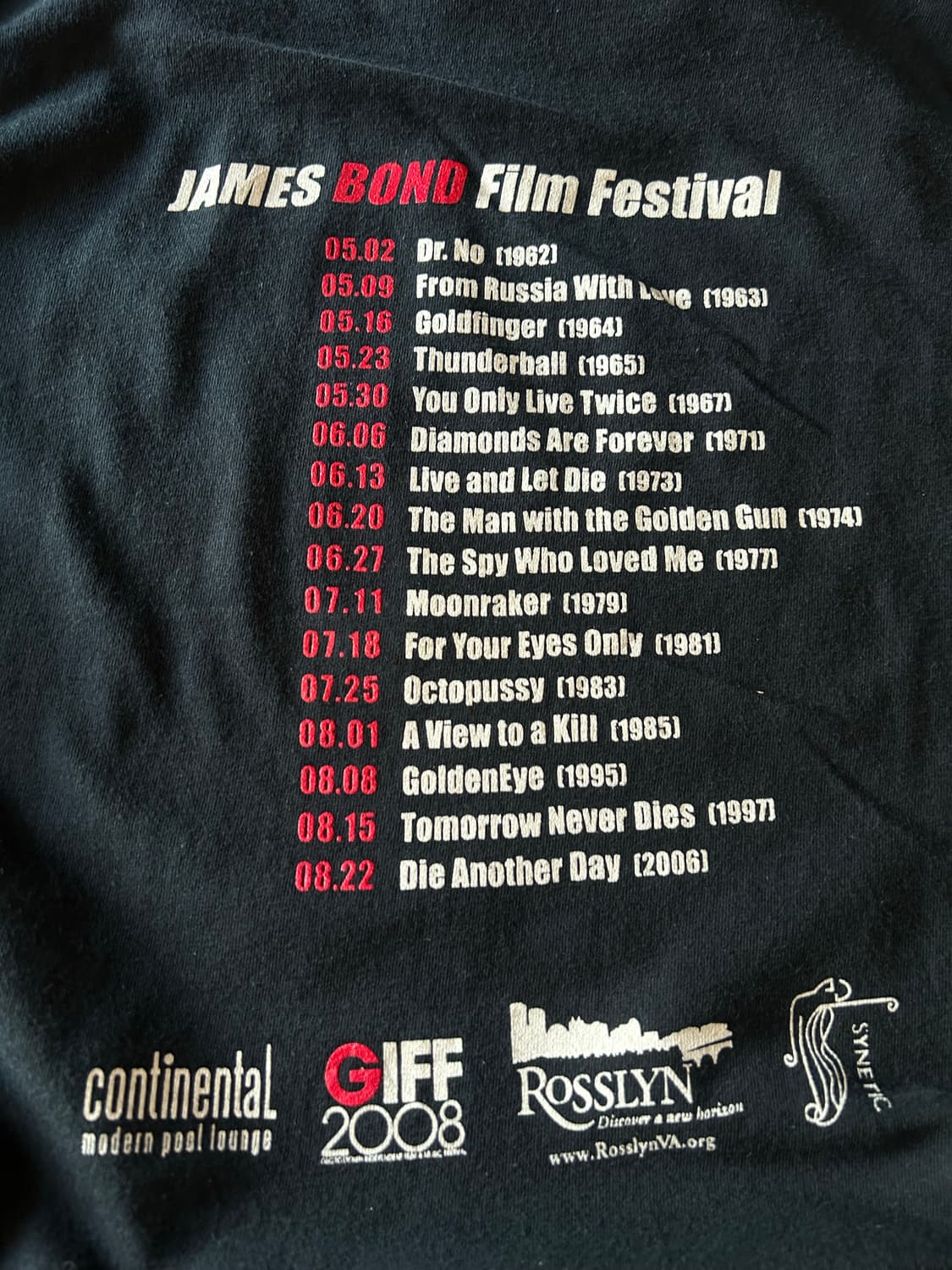 007 James bond film festival  상품이미지5