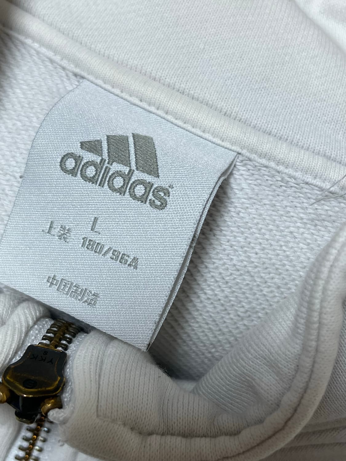 아디다스 화이트 브라운 초코 져지 저지 트렉탑 집업 자켓 빈티지 상품이미지5