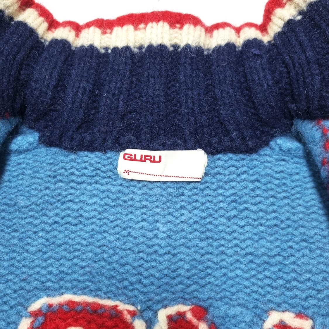 빈티지 GURU 코위찬 니트 자켓 - M 상품이미지9