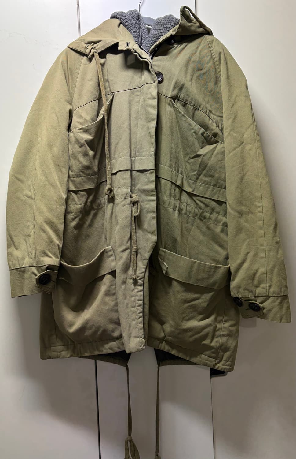 야상 점퍼 니트 탈부착 가능 상품이미지1