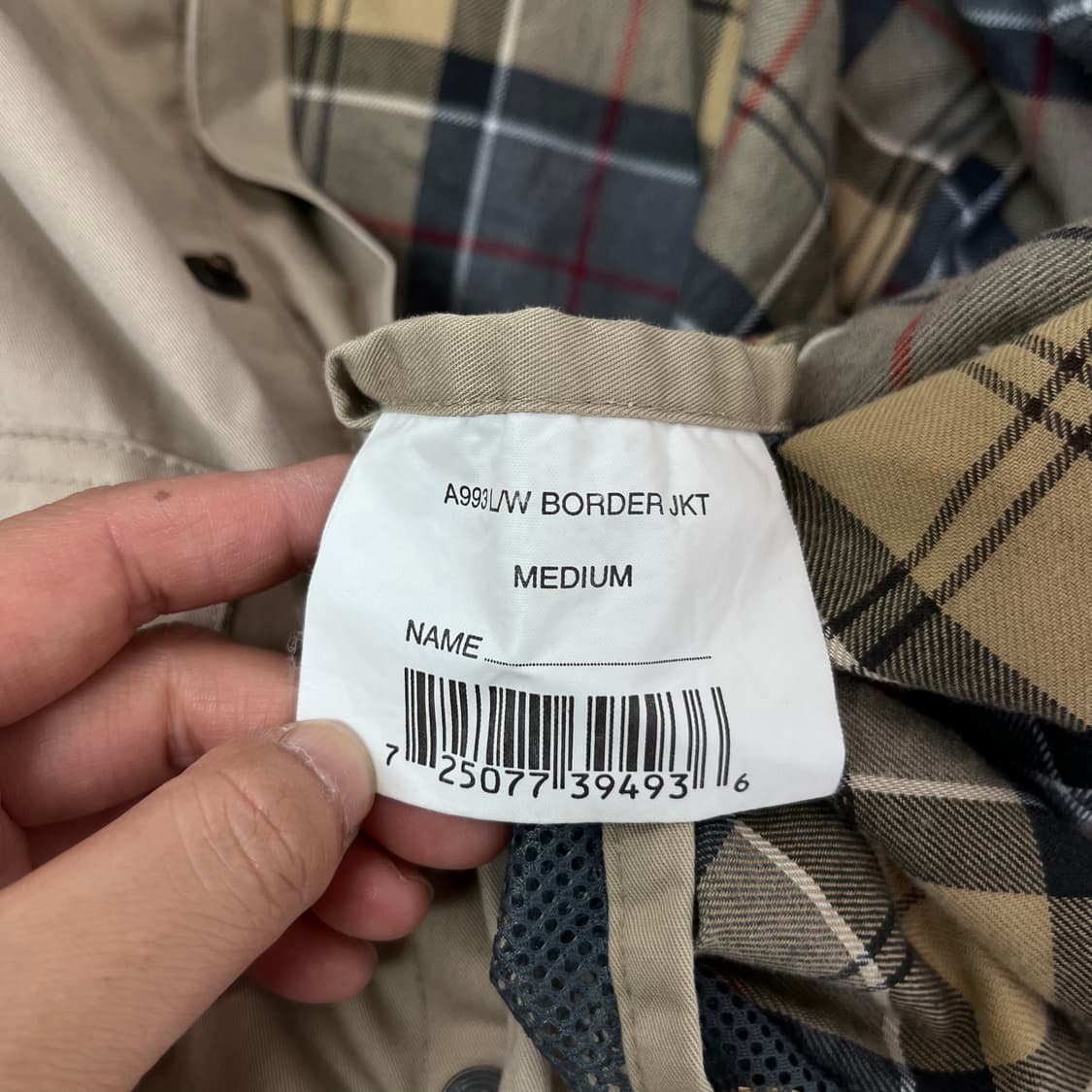 100 바버 뷰포트 베이지 자켓 상품이미지6