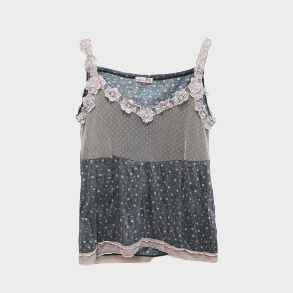 ANGEL NAP 플라워 포인트 슬리브리스 61146 상품이미지1