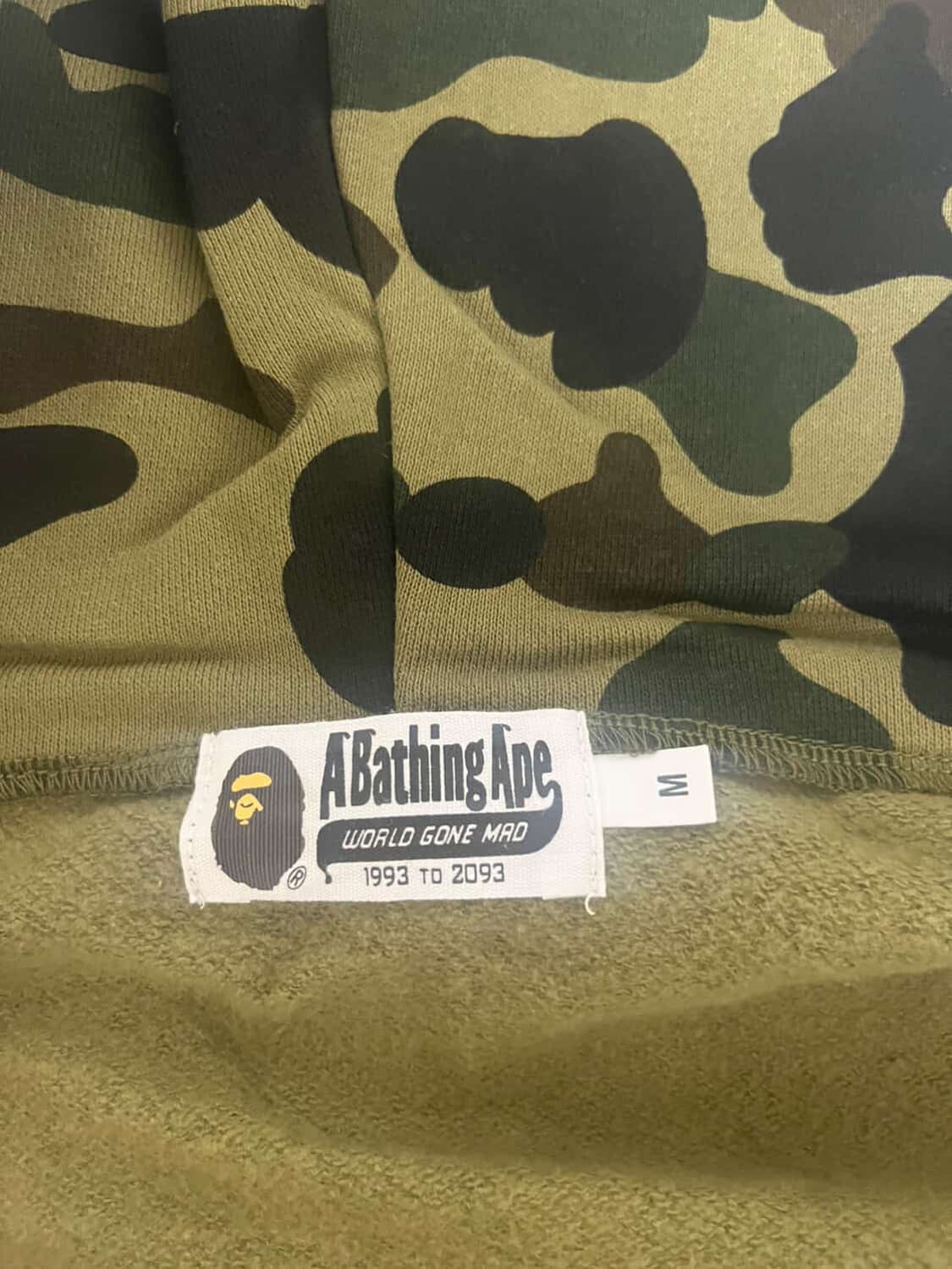 베이프 후드집업 카모m 상품이미지3