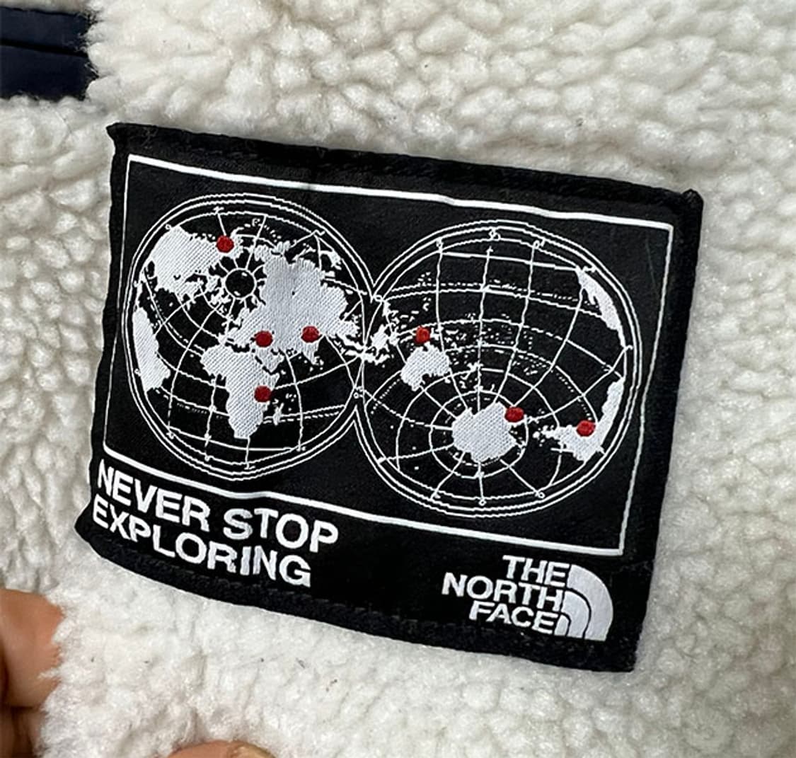 노스페이스 남자 후리스점퍼 뽀글이 후드집업 M 95 상품이미지5