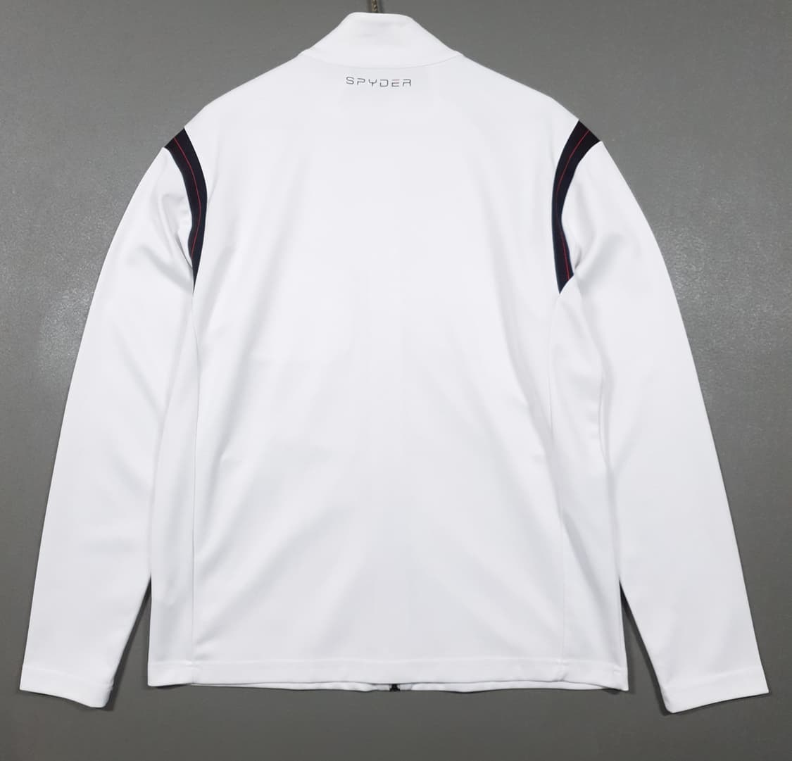 XL (105) 스파이더 트레이닝 트랙탑 져지 집업 자켓 화이트 상품이미지7