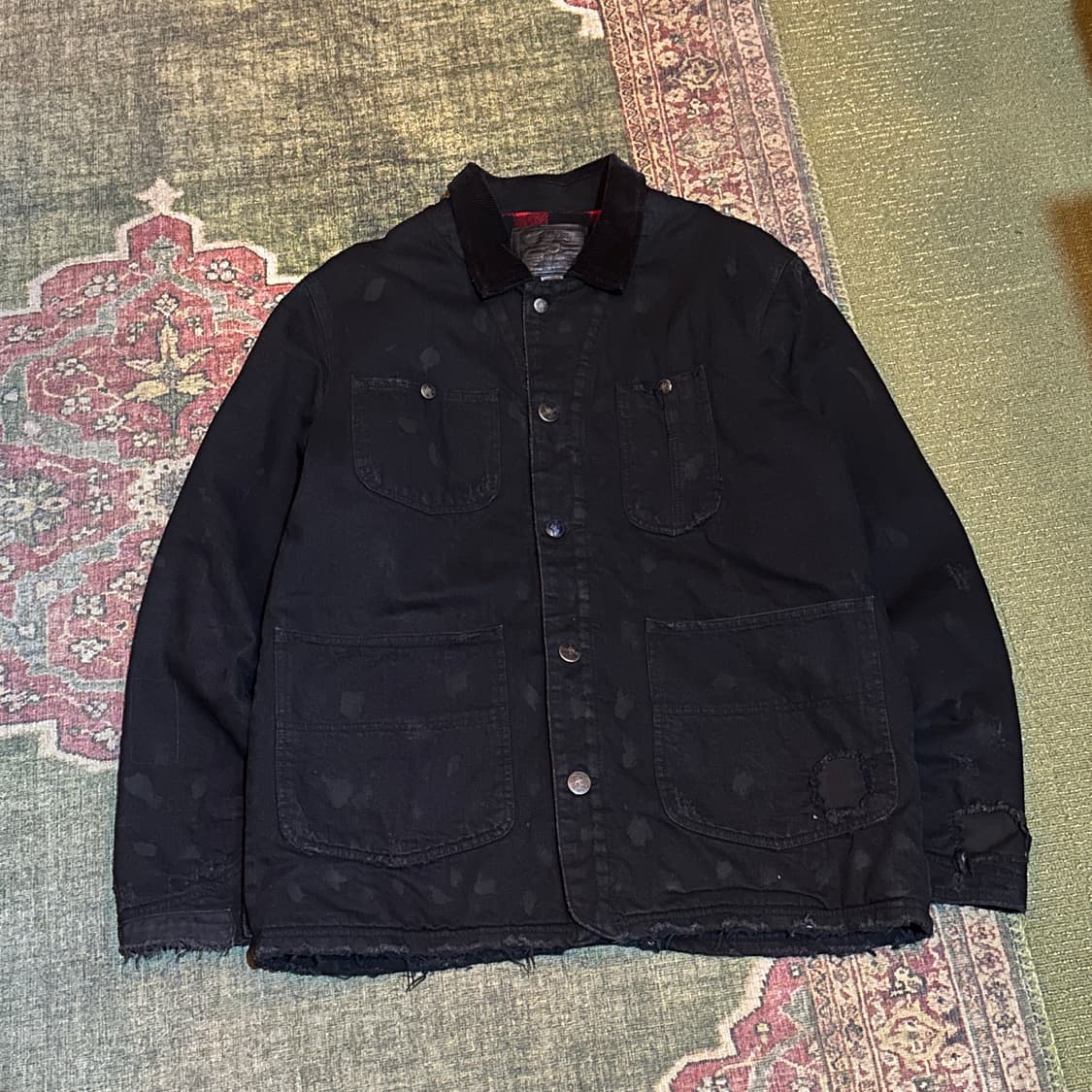 폴로 랄프로렌 디스트레스트 보로 워크 초어자켓 상품이미지1