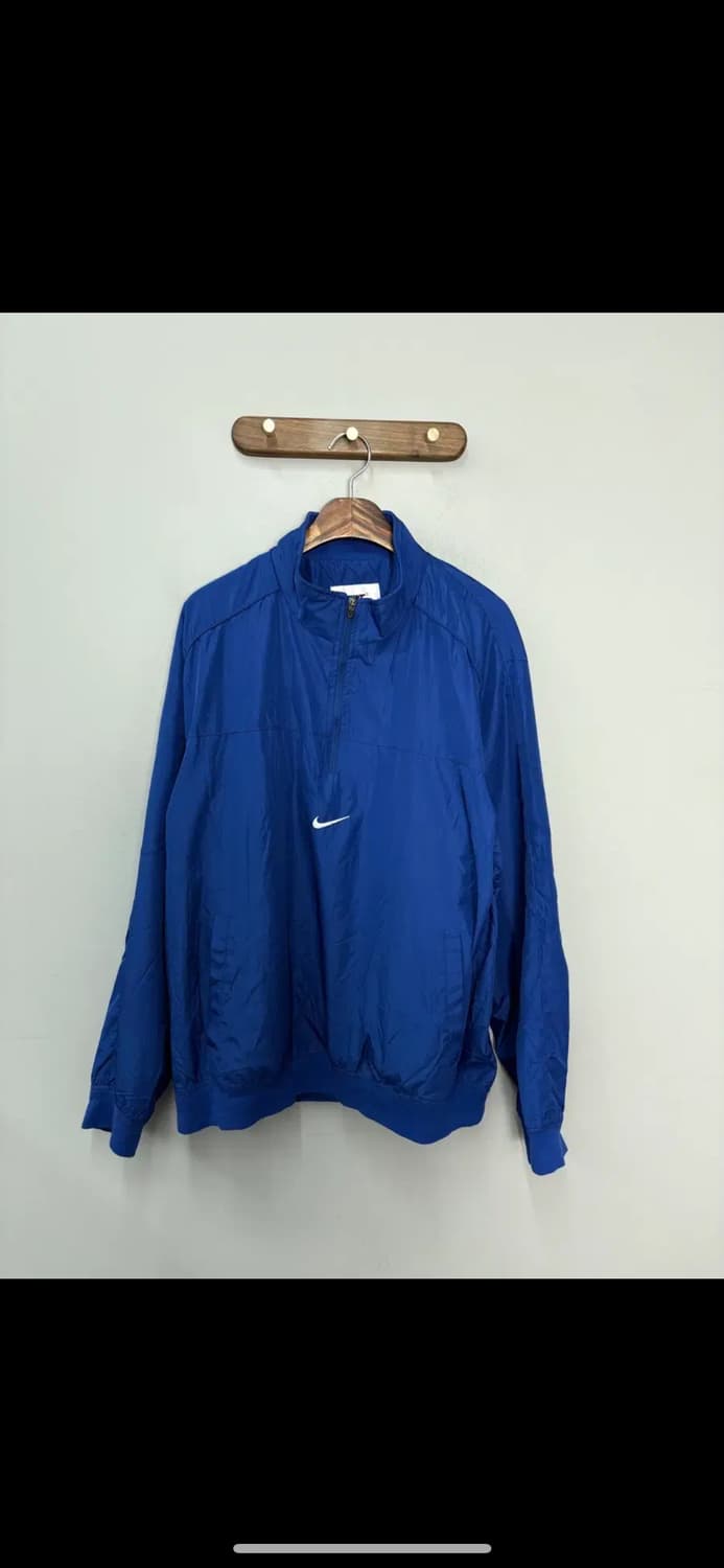 나이키 스우시 아노락 블루 반집업 자켓 H2320 상품이미지2