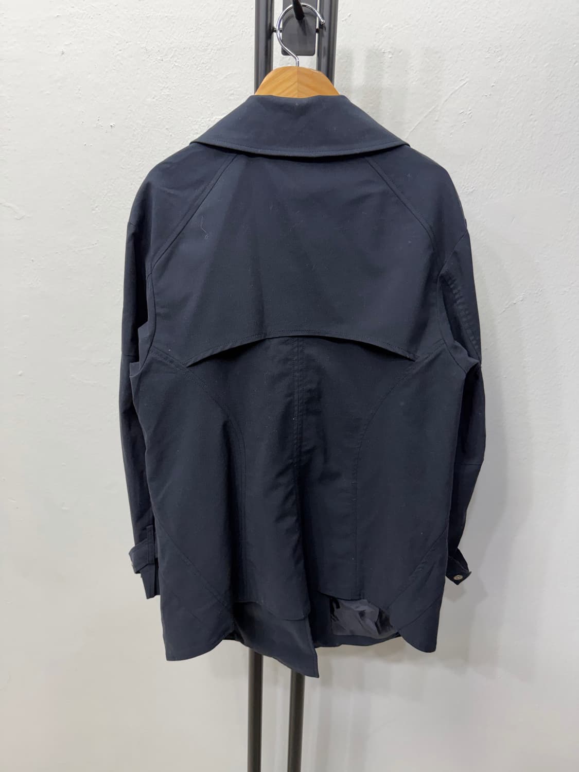 정품) SJ SJ 한섬 블랙 트렌치 자켓 82 상품이미지5