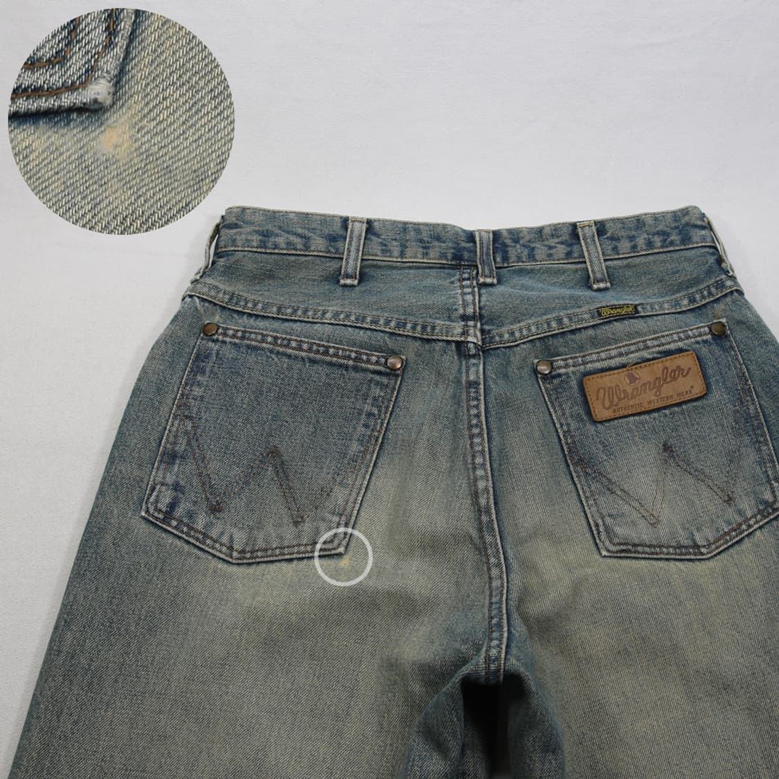 90's Wrangler 셀비지 진 (여성용 28) 상품이미지8