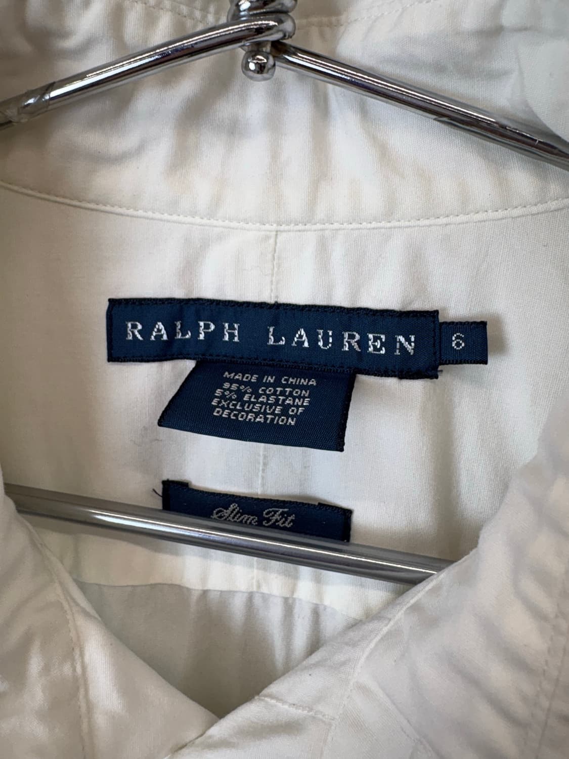 폴로랄프로렌 빈티지 빅포니 화이트 셔츠 상품이미지6