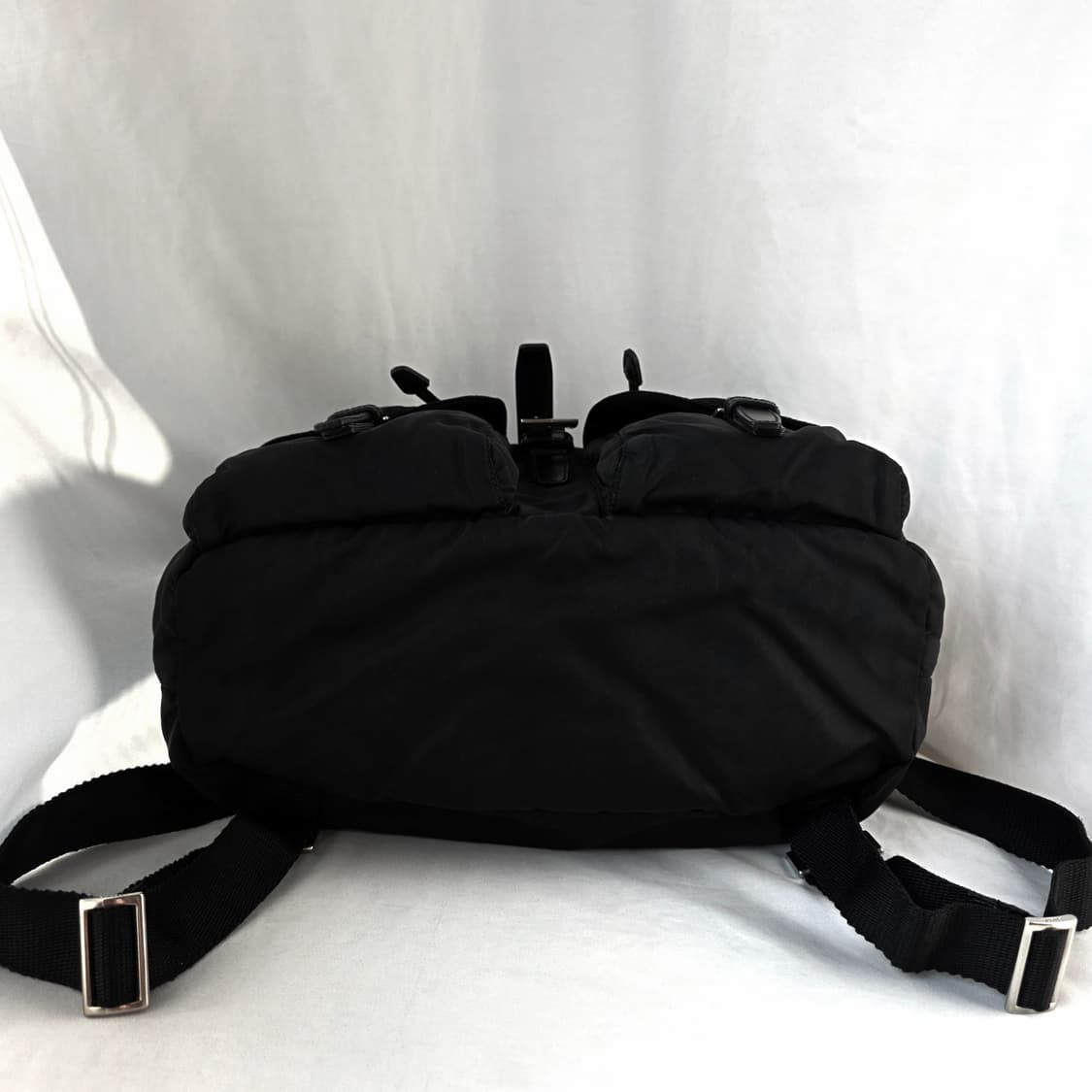 [정품 PRADA] 프라다 투포켓 나일론 빈티지백팩 라지 상품이미지6