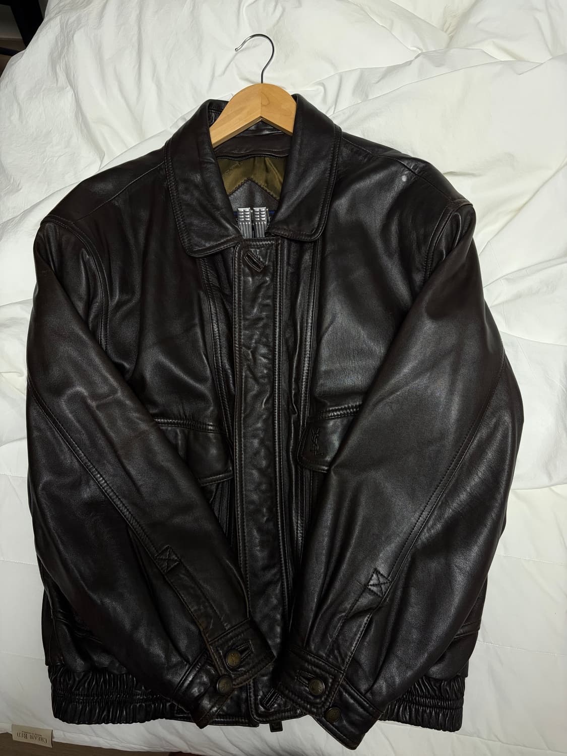 ysl 입생 레더 자켓 (가죽) 상품이미지2