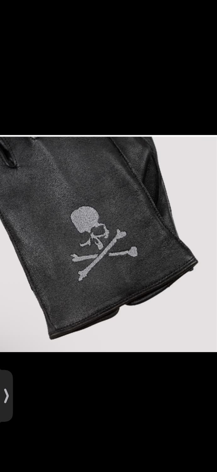 마스터마인드 램스킨 로고 장갑 블랙 라지 상품이미지5