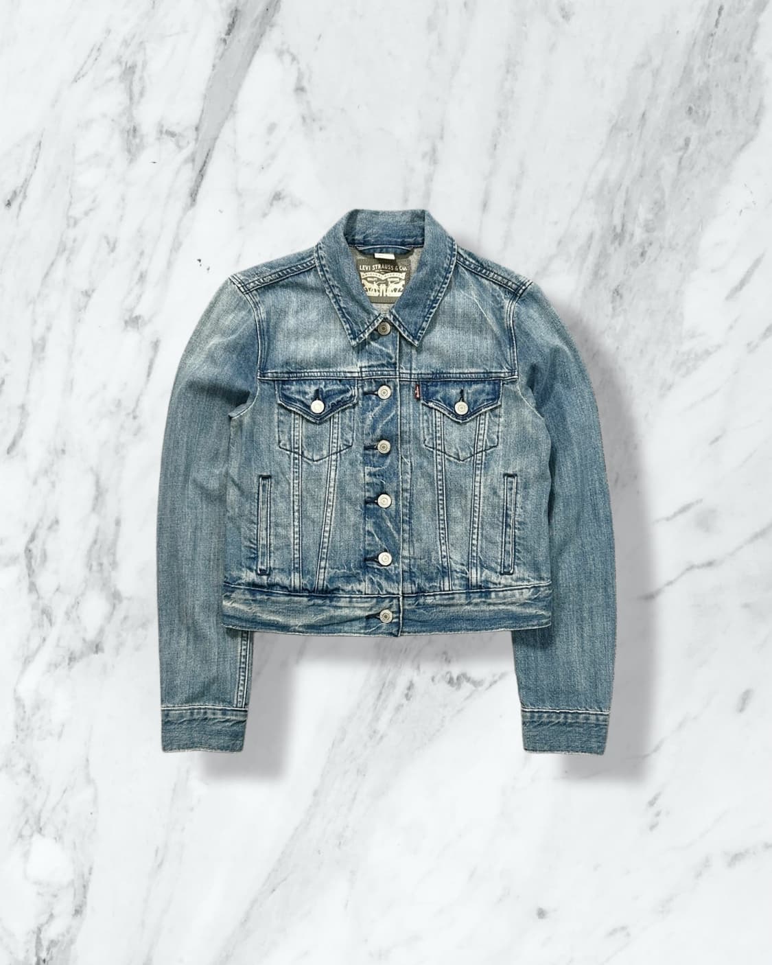 리바이스 스탠다드 데님 크롭 자켓  상품이미지1