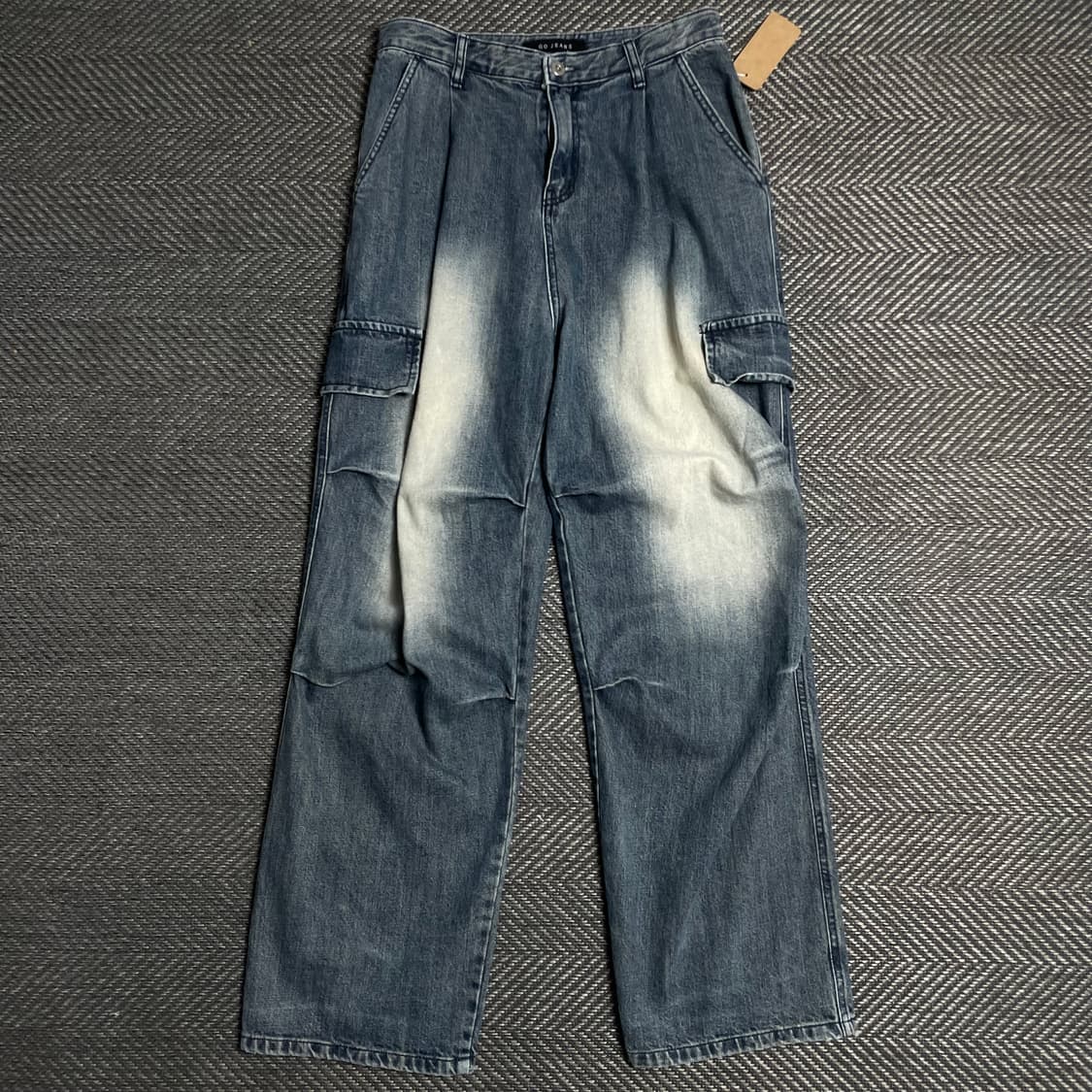 GO JEANS 빈티지 워싱 카고 데님 팬츠o 5193 상품이미지1