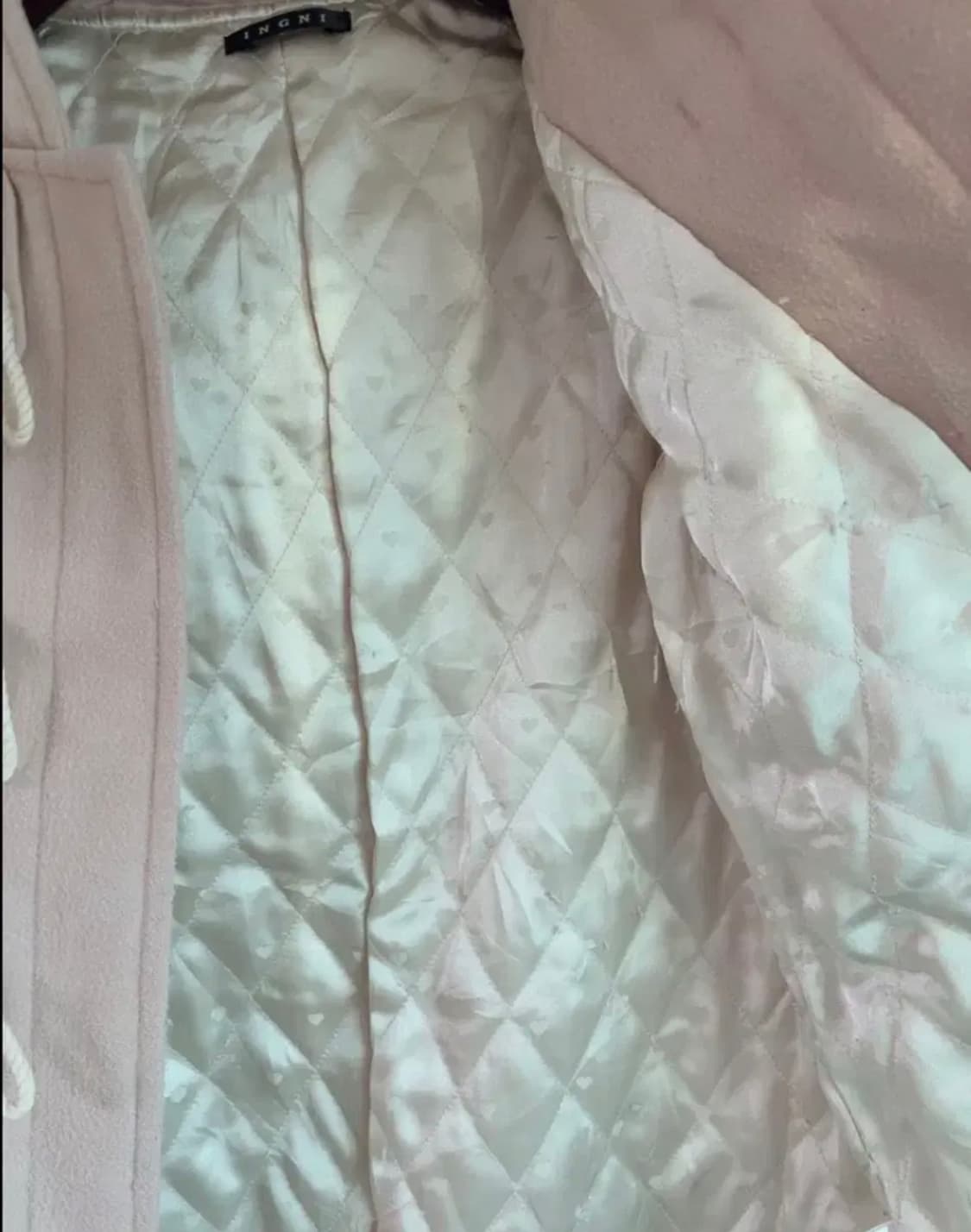 Ingni 잉그니 핑크 떡볶이 코트 히메갸루 떡코 리즈리사 빈티지 stc 상품이미지3