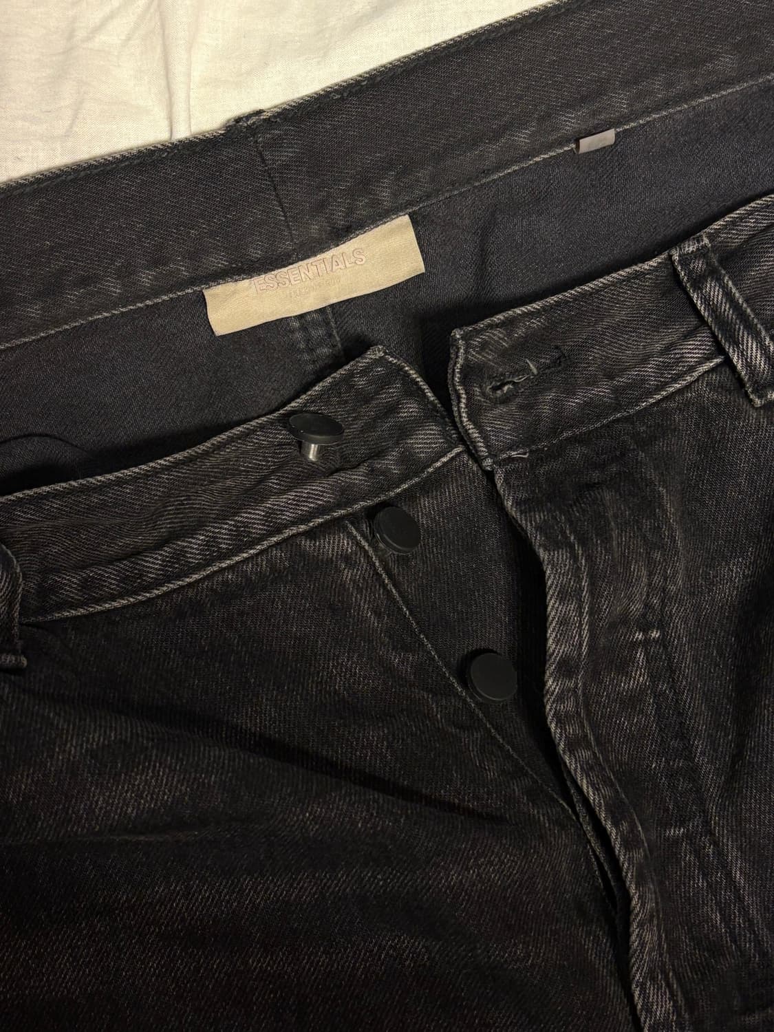 [34-35] 피어오브갓 에센셜 흑청 워싱 데님 상품이미지4