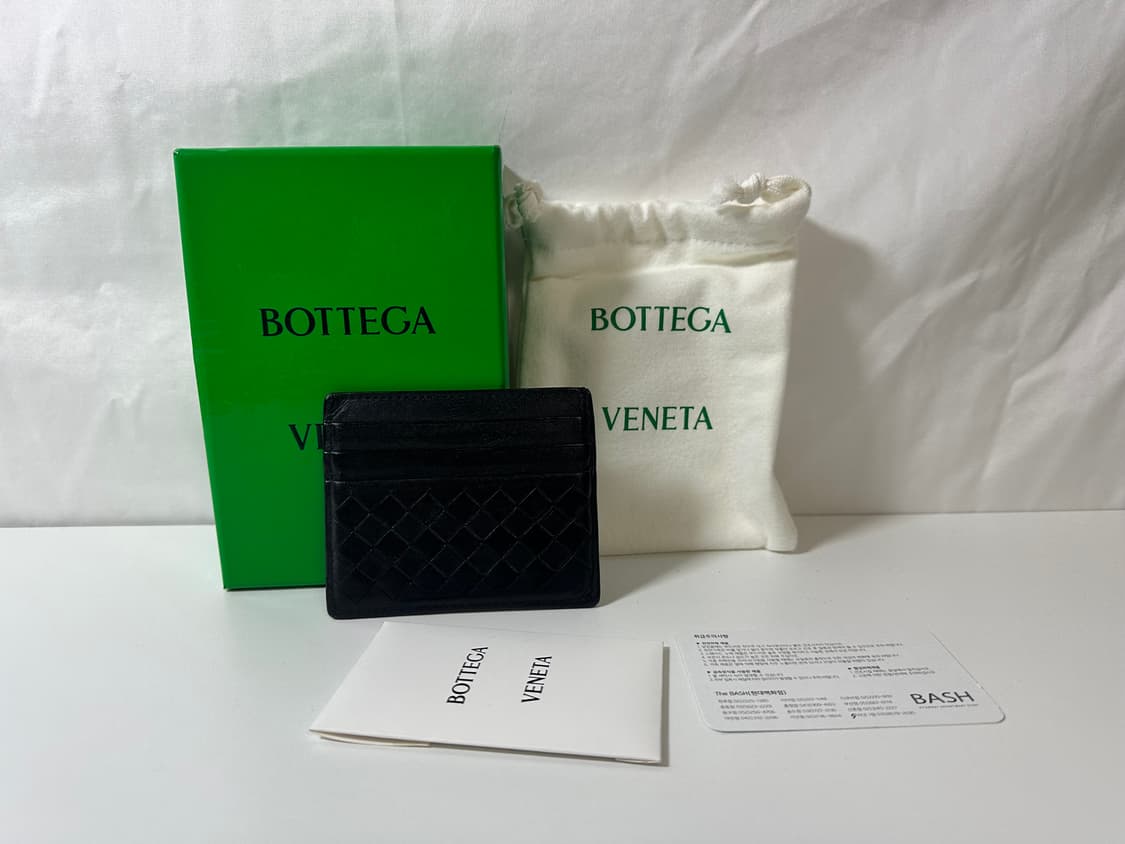 보테가베네타 인트레아치토 카드지갑 블랙 (OS)  상품이미지1
