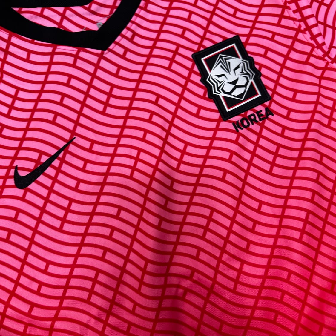 NIKE 나이키 대한민국 축구 국가대표 여성 반팔 핑크 유니폼 XL 상품이미지3