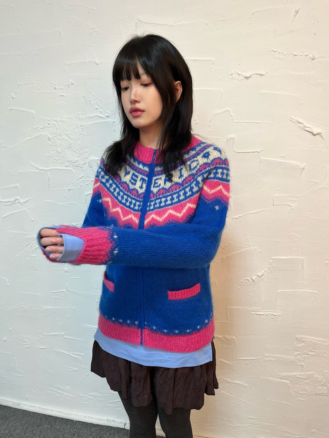 히스테릭 글래머 울 모헤어 니트 가디건 상품이미지8