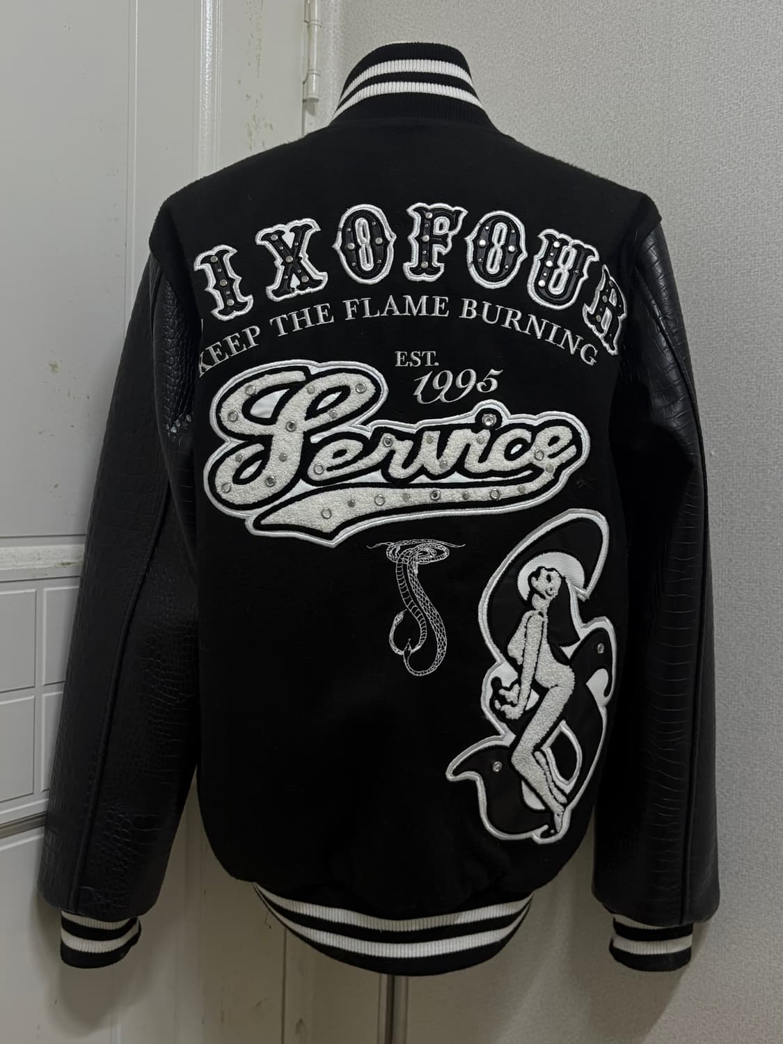 604서비스 바시티 자켓 상품이미지2