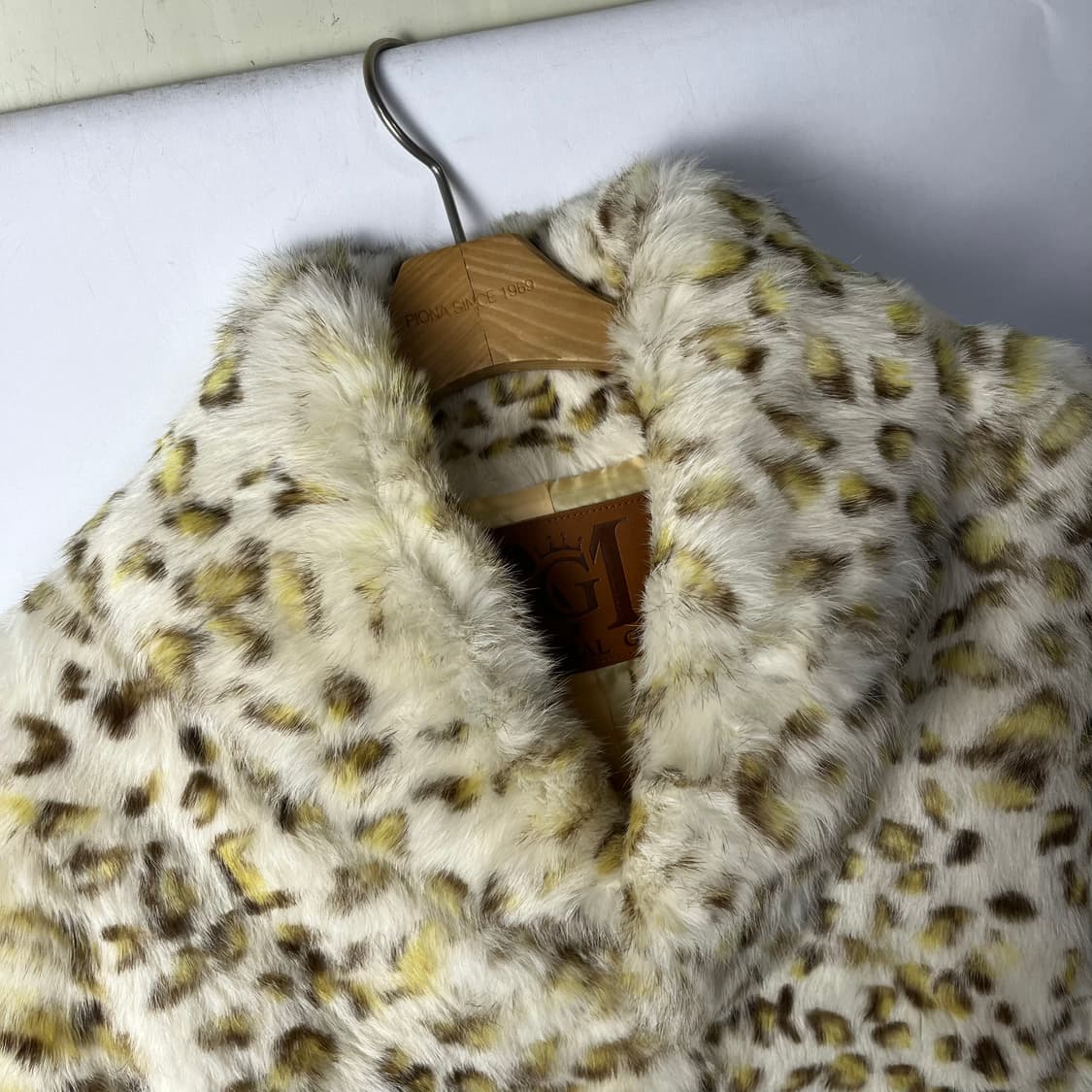 [Material Girl] 레오파드 래빗 퍼 퍼자켓 상품이미지2