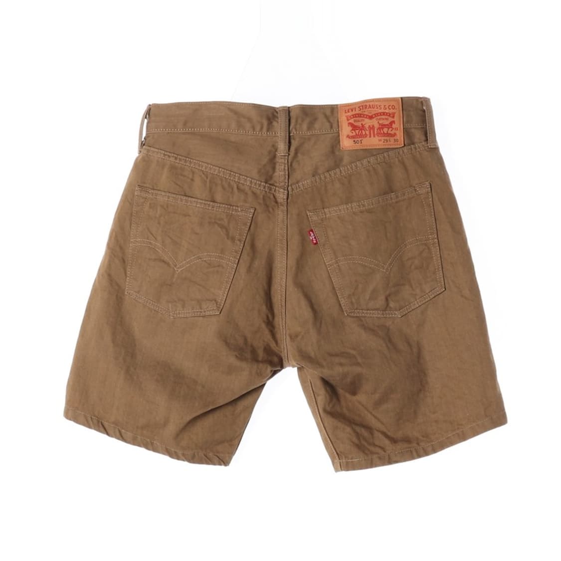 리바이스 501 브라운 코튼 숏팬츠 29 상품이미지2