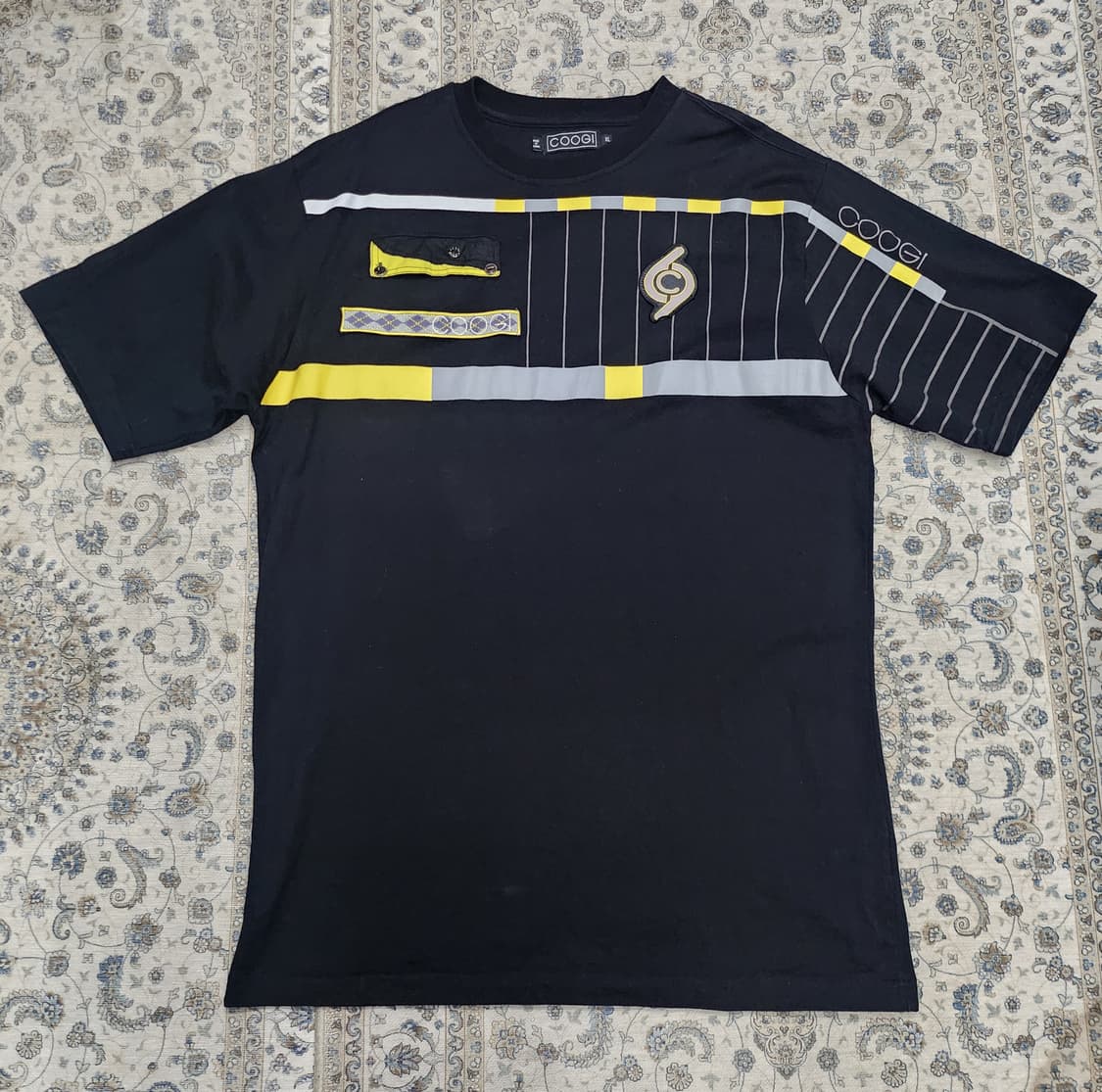 쿠기 COOGI 블랙 반팔 티셔츠 XL 상품이미지1