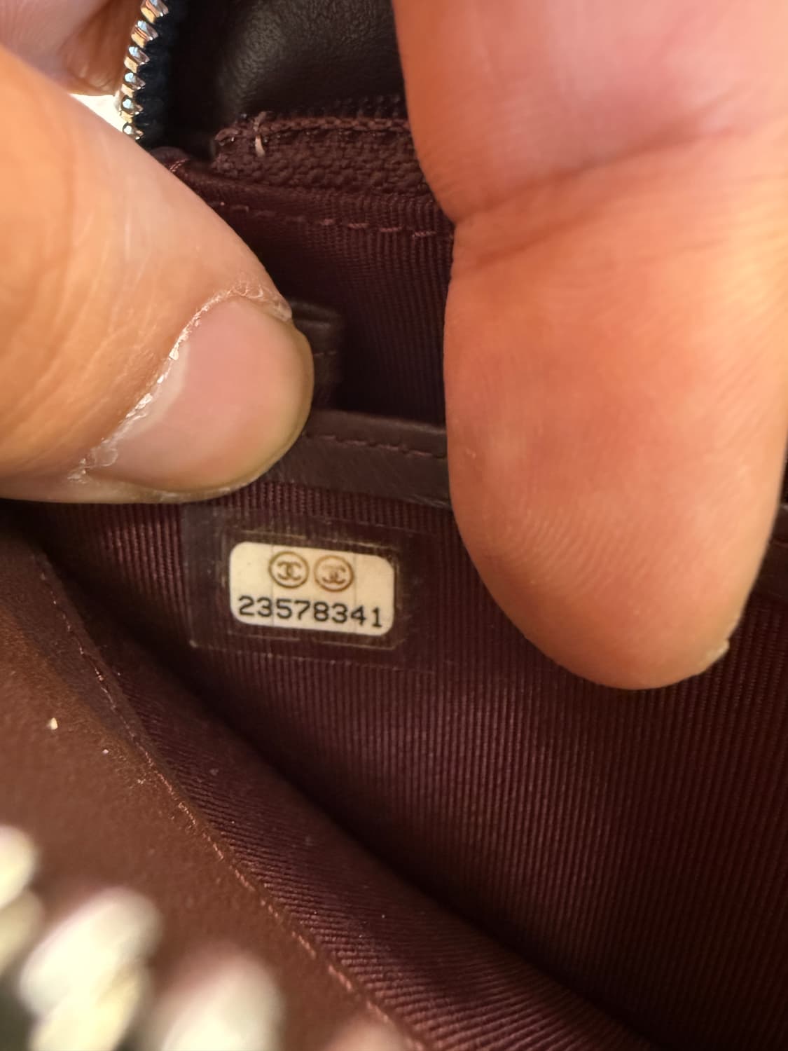 샤넬 정품 클래식 장지갑 지퍼 램스킨 은장 상품이미지7