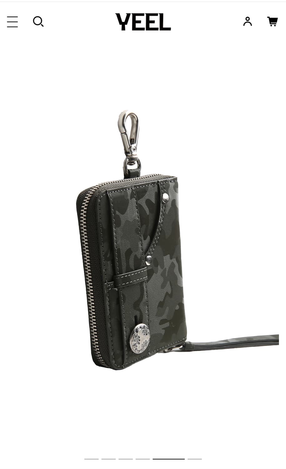 YEEL 트리플 키링 지갑 세트 카키 상품이미지5