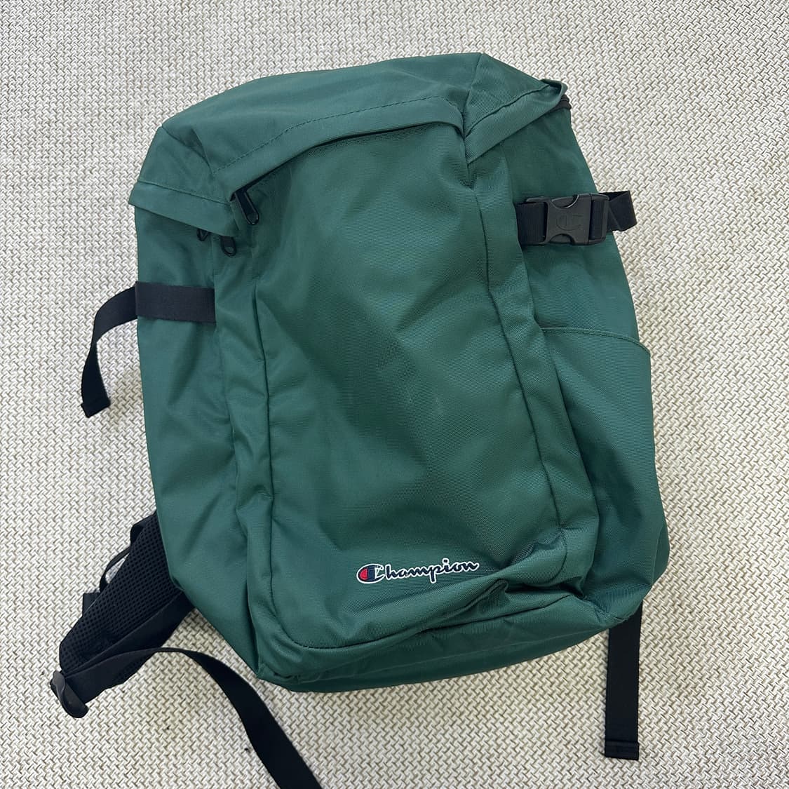 실측확인 챔피온 로고패치 백팩 0406D 상품이미지1