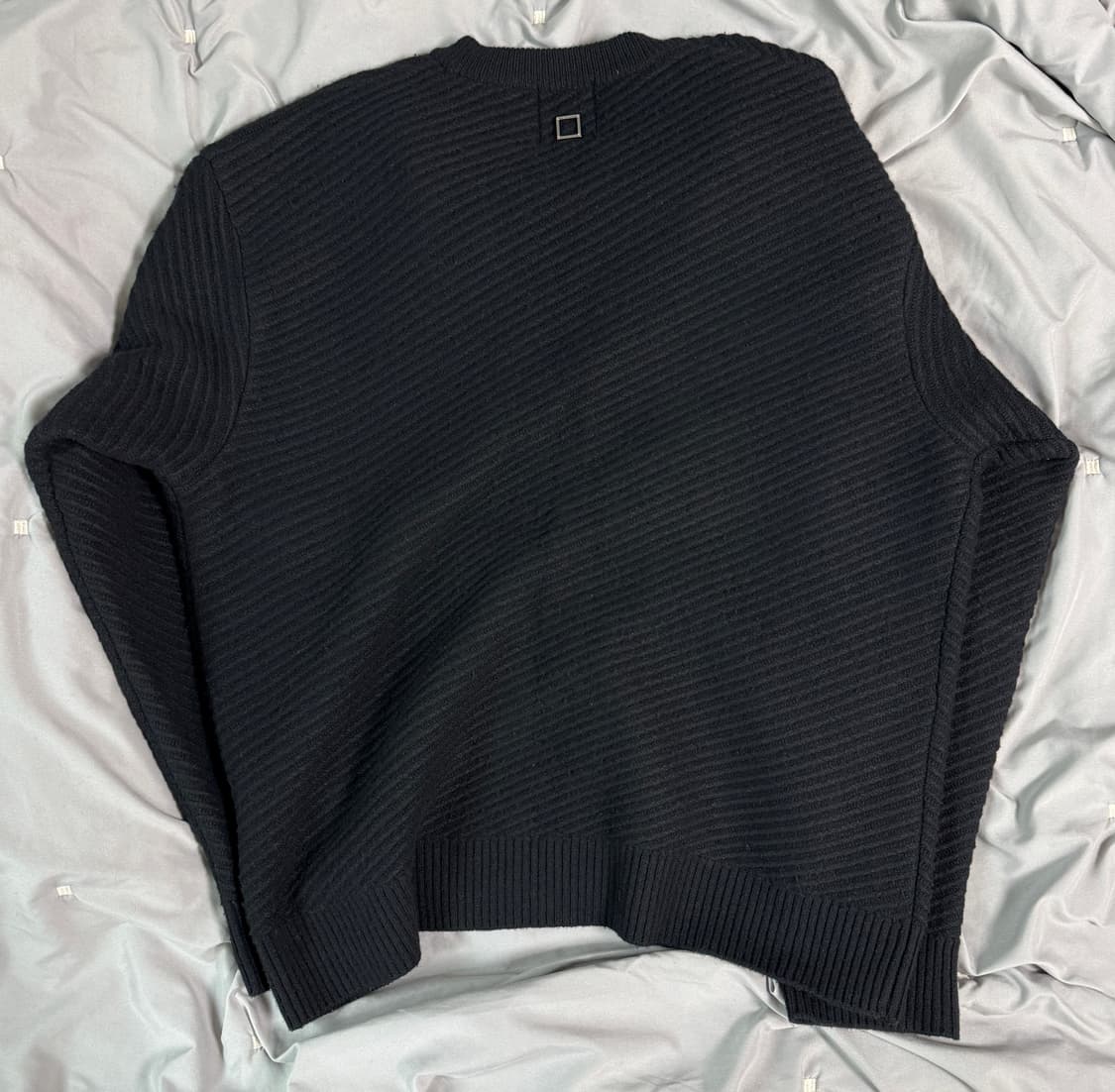 우영미 다이애그널 가디건(블랙, 50사이즈) 상품이미지7