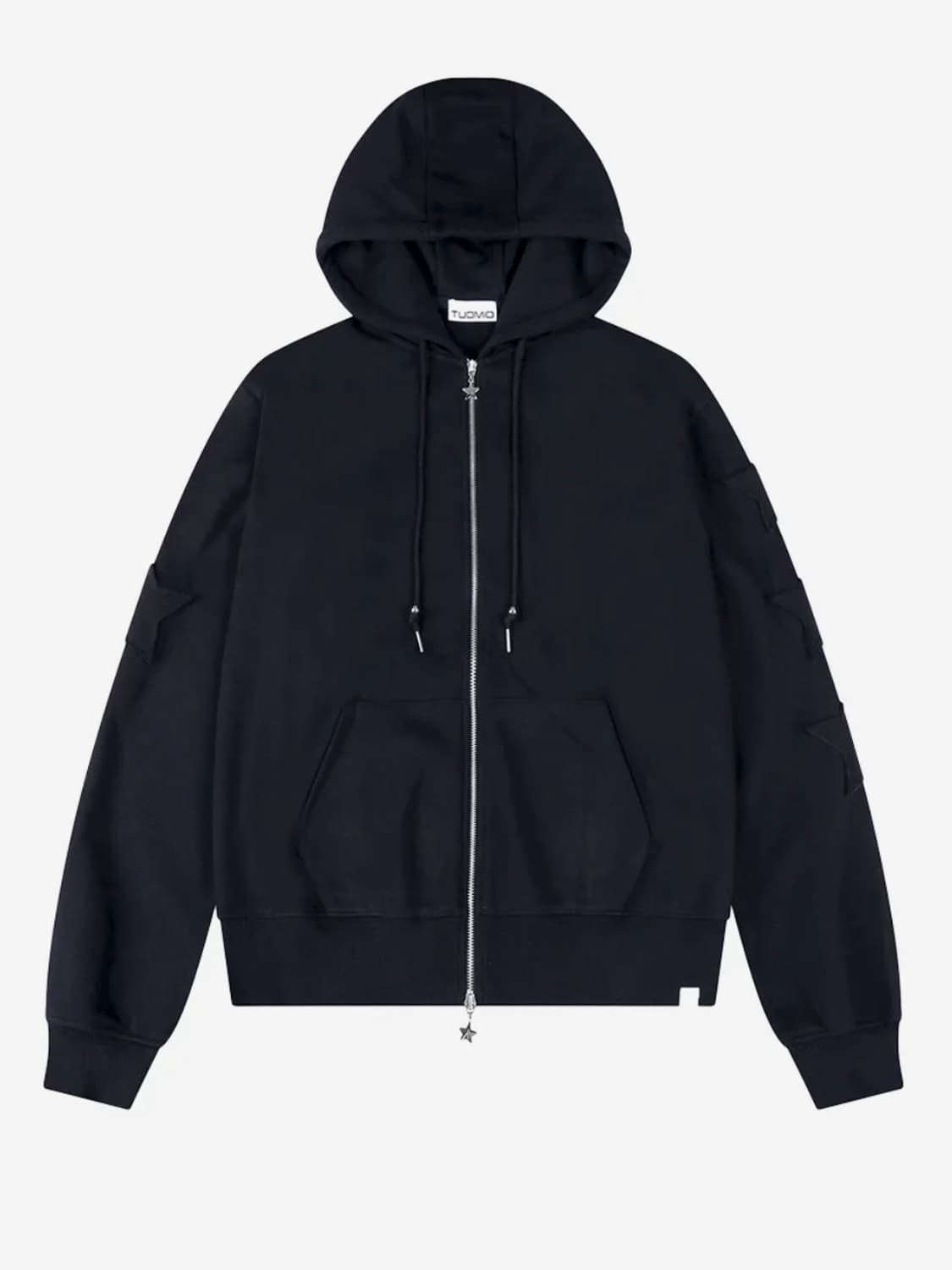 뚜오미오 스타패치 후드집업 네이비 새상품 상품이미지2