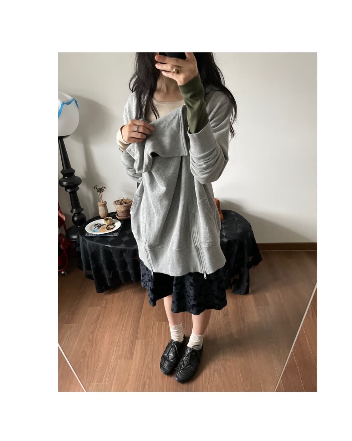 2-way hooded zip-up 상품이미지2