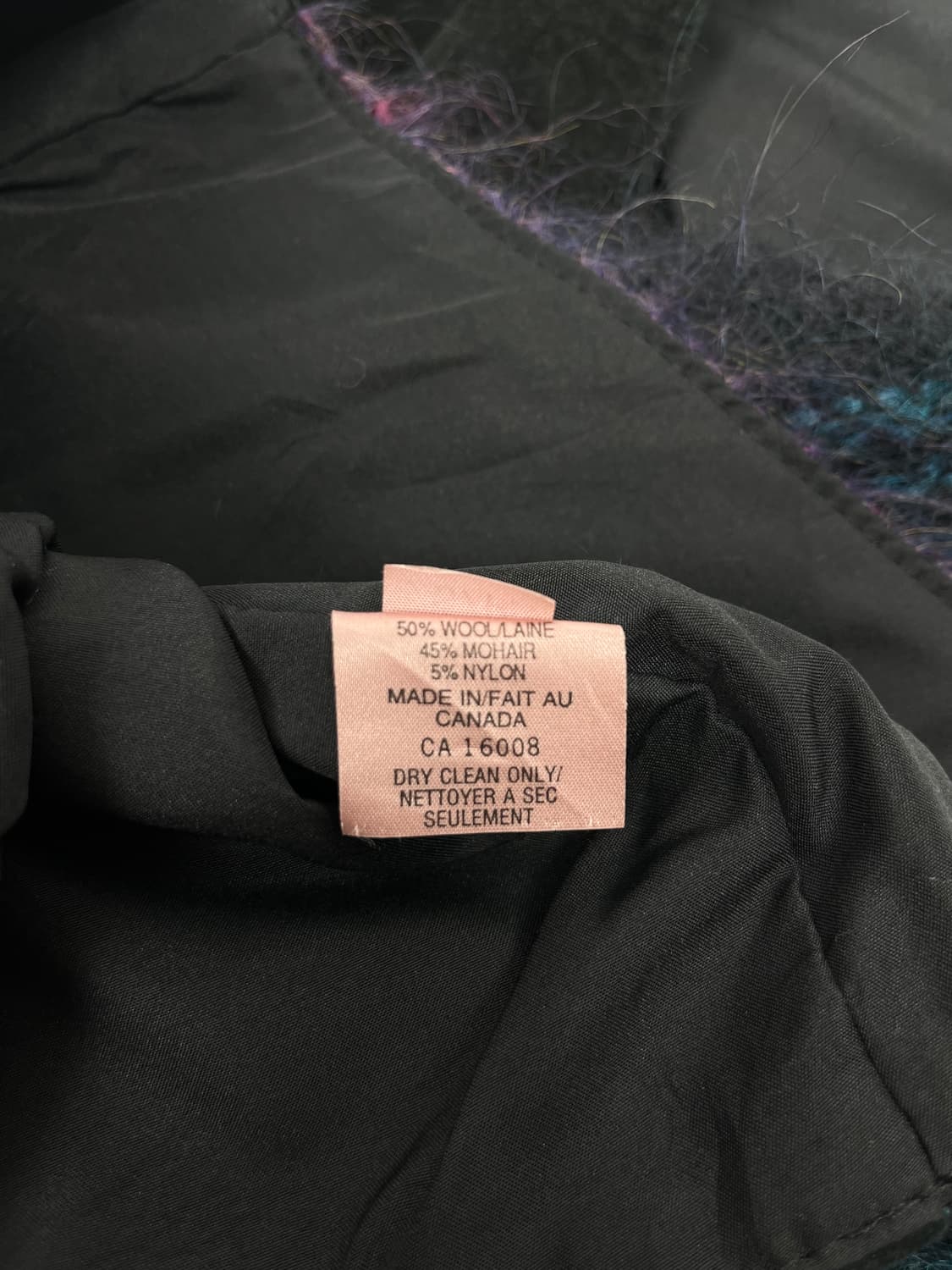 Vintage(Made in canada) 모헤어 스웨이드 도킹 베스트  상품이미지6