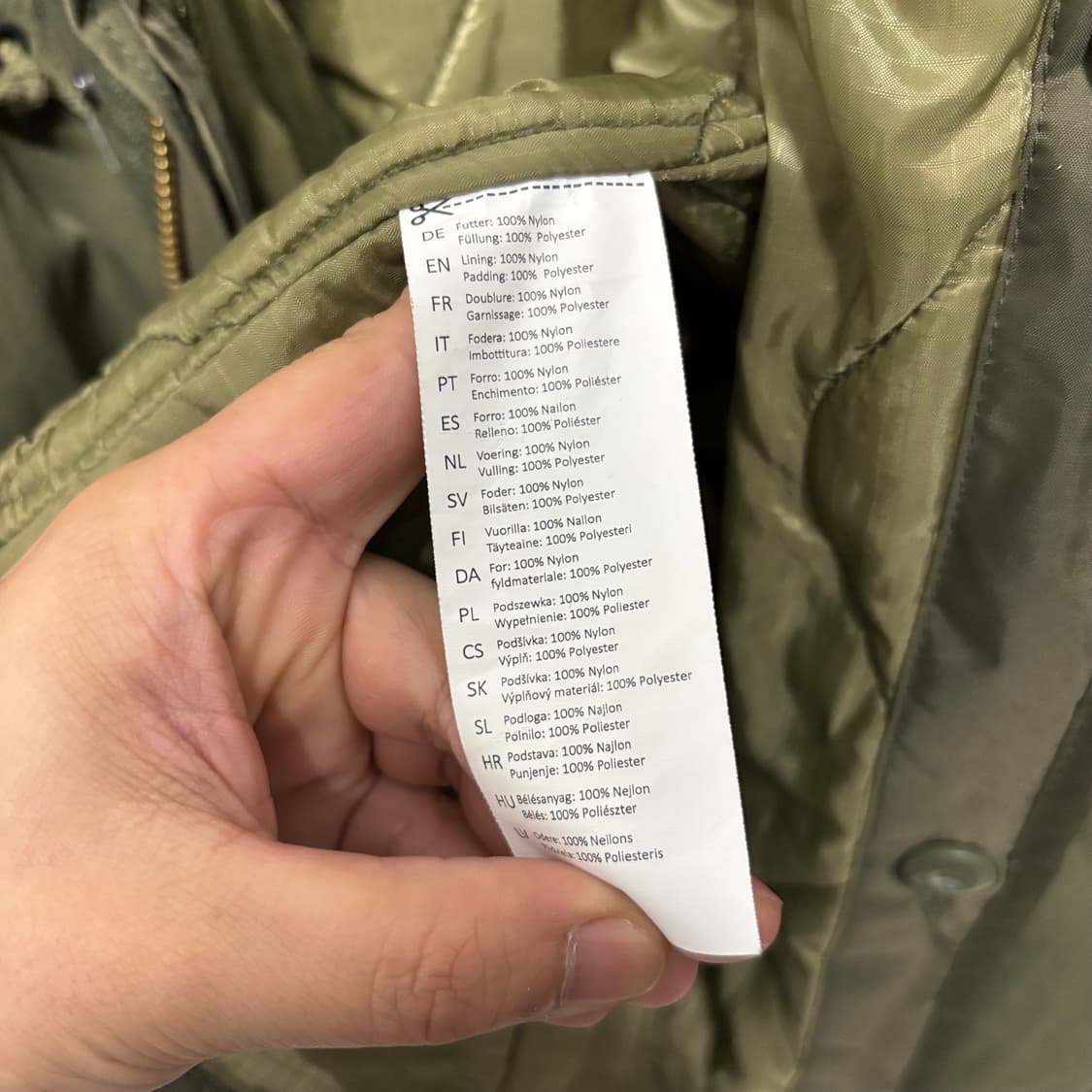 밀텍 m65 피쉬테일 파카 상품이미지6