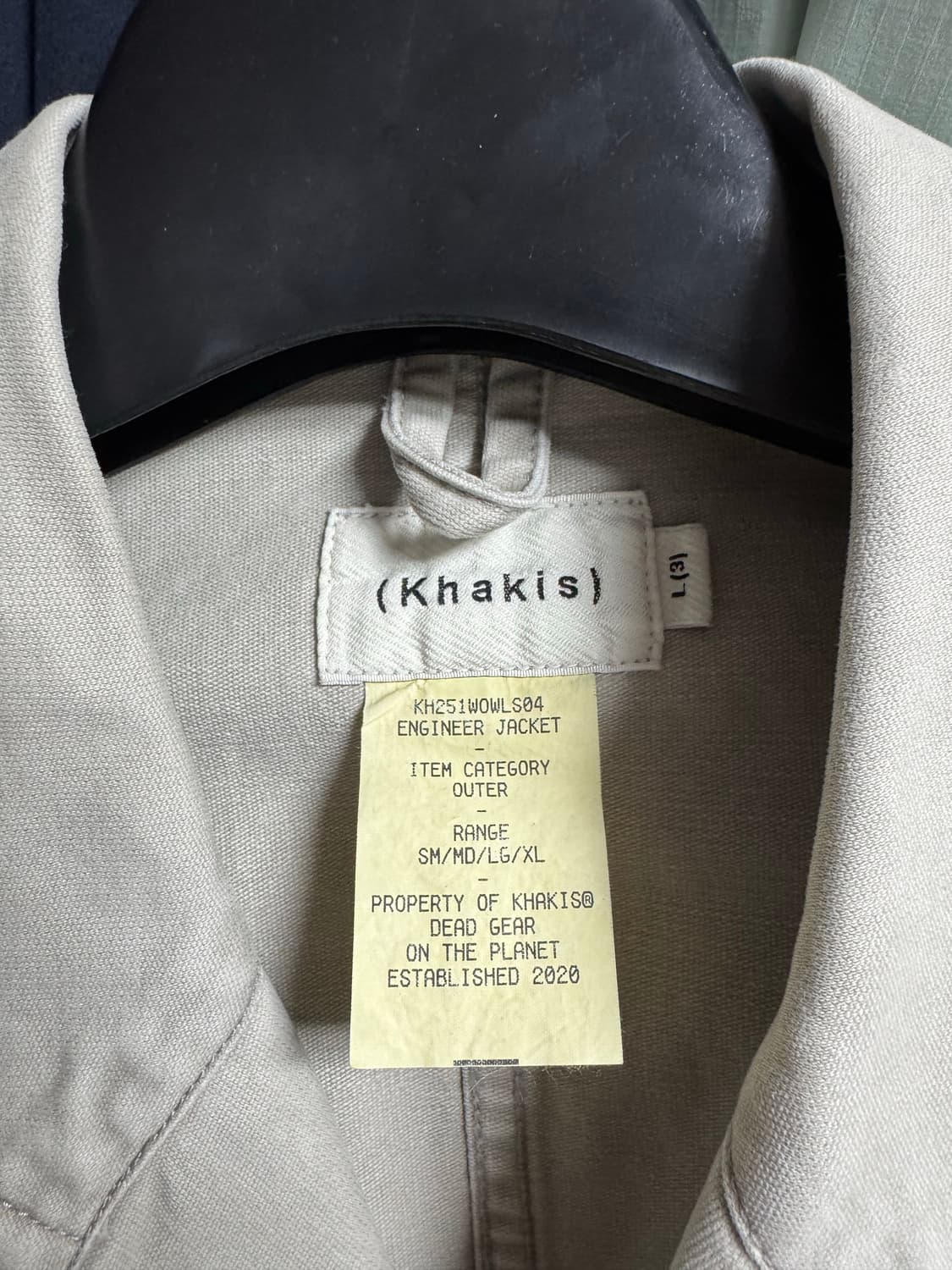 카키스 khakis 엔지니어자켓 그레이 L 상품이미지3