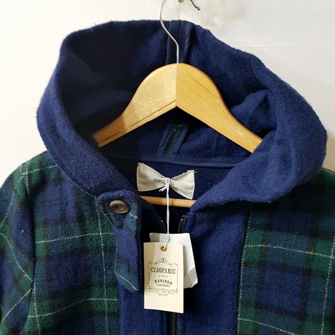 [새상품] CIAO PANIC 울펠트 후드 자켓 상품이미지2