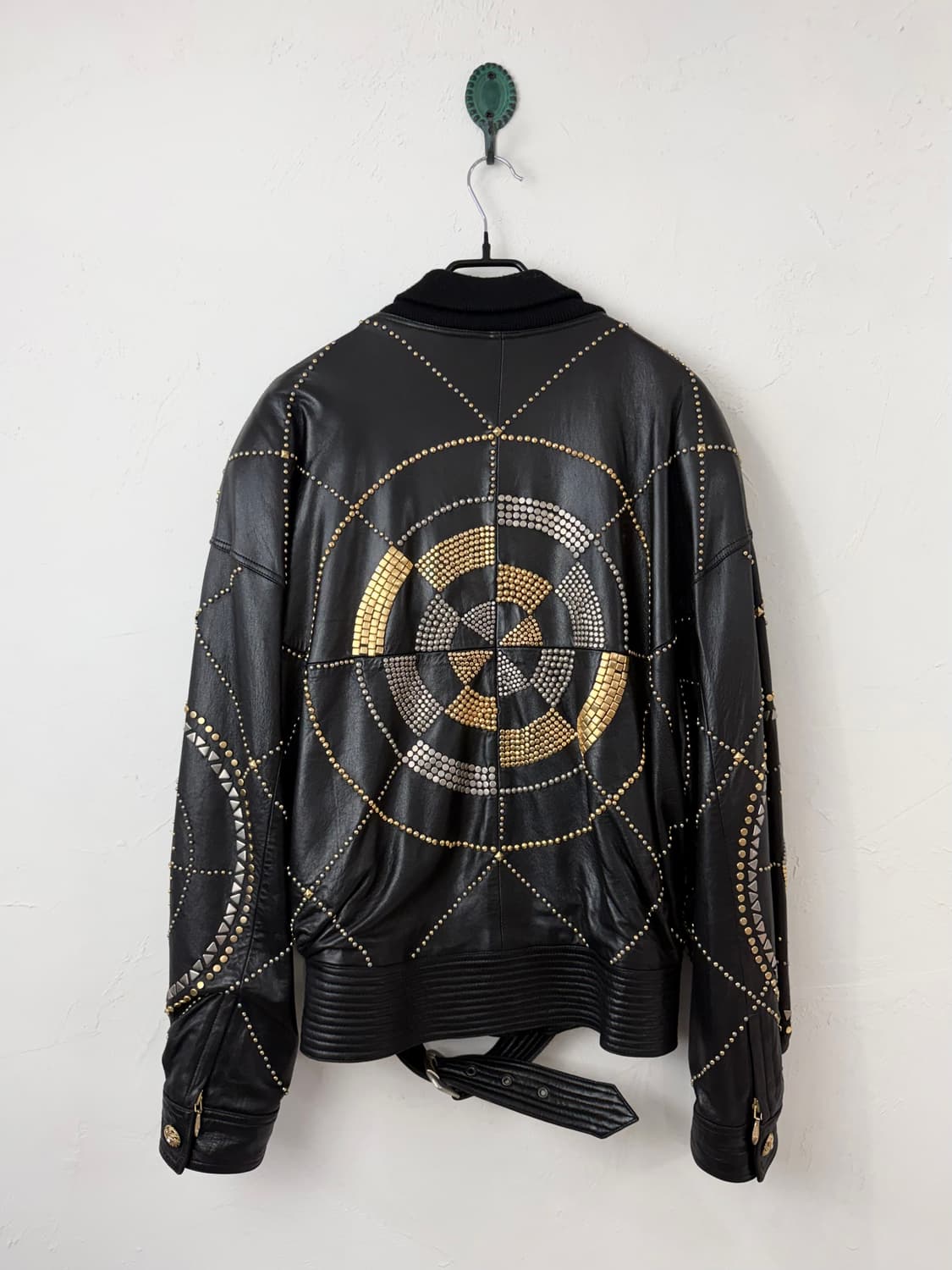 90s gacca 스터디드 레더 봄버 상품이미지6