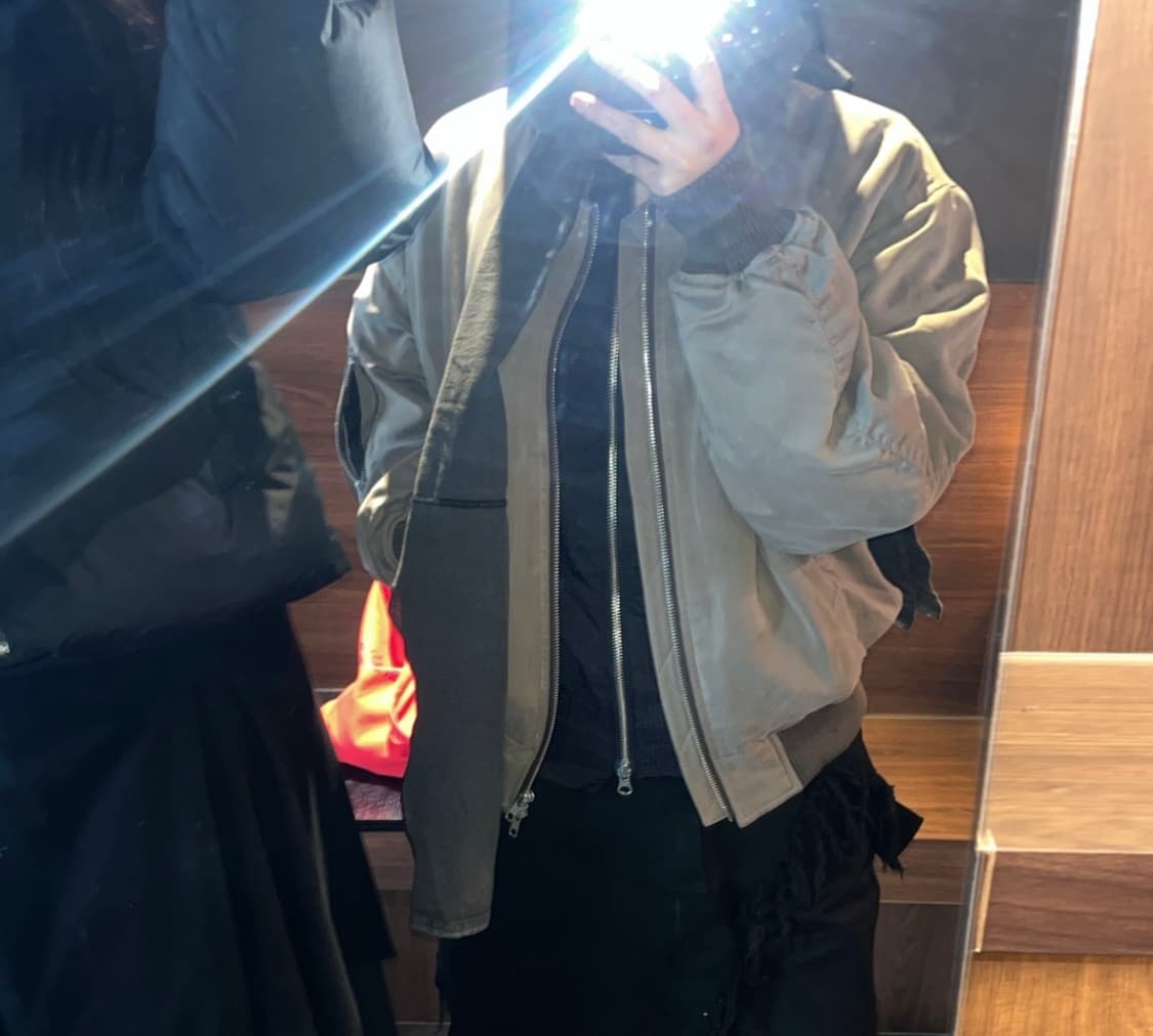 토니웩 RAYON TWILL BOMBER JAKET SAGE 상품이미지5