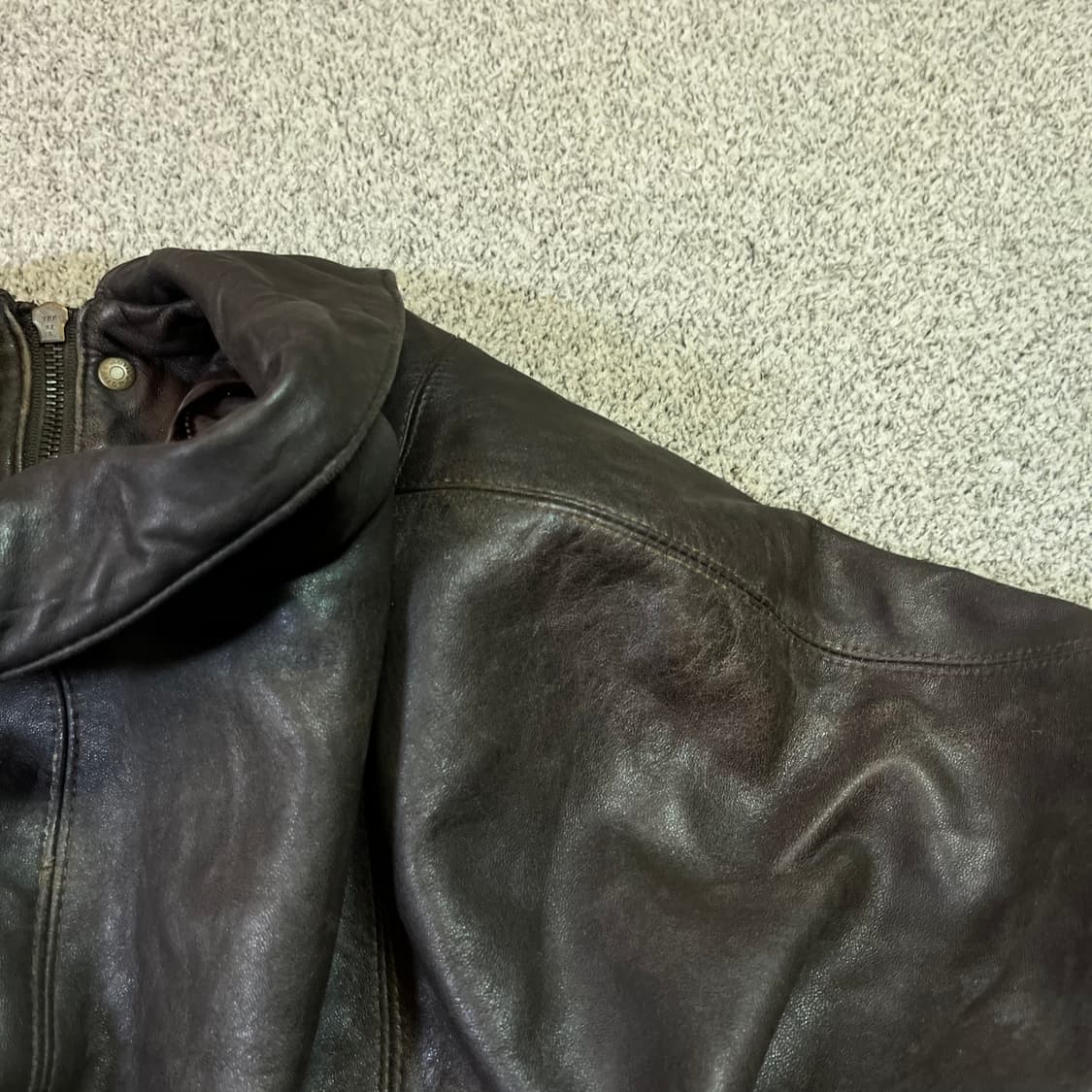 코오롱스포츠 양가죽 봄버 자켓 상품이미지9