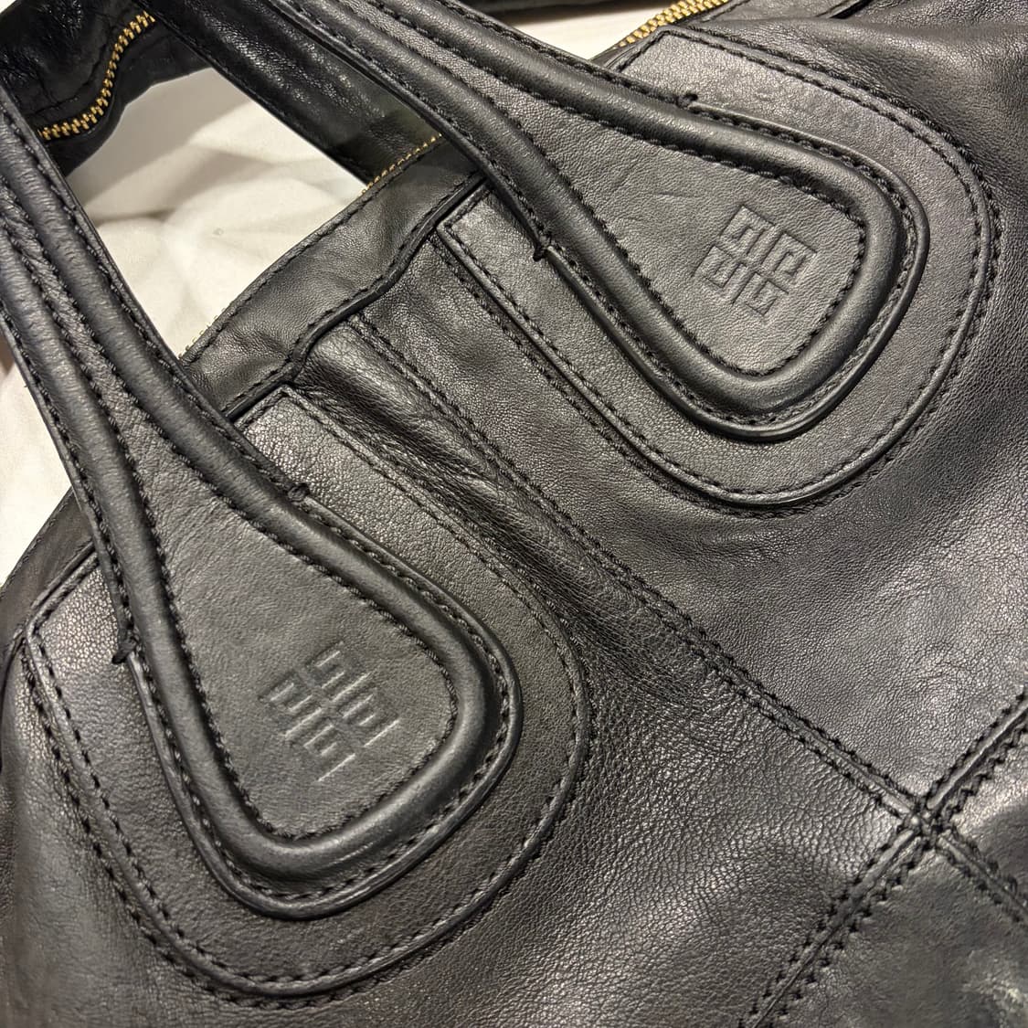 지방시 나이팅게일 레더 블랙 2WAY 토트백 숄더백 상품이미지3