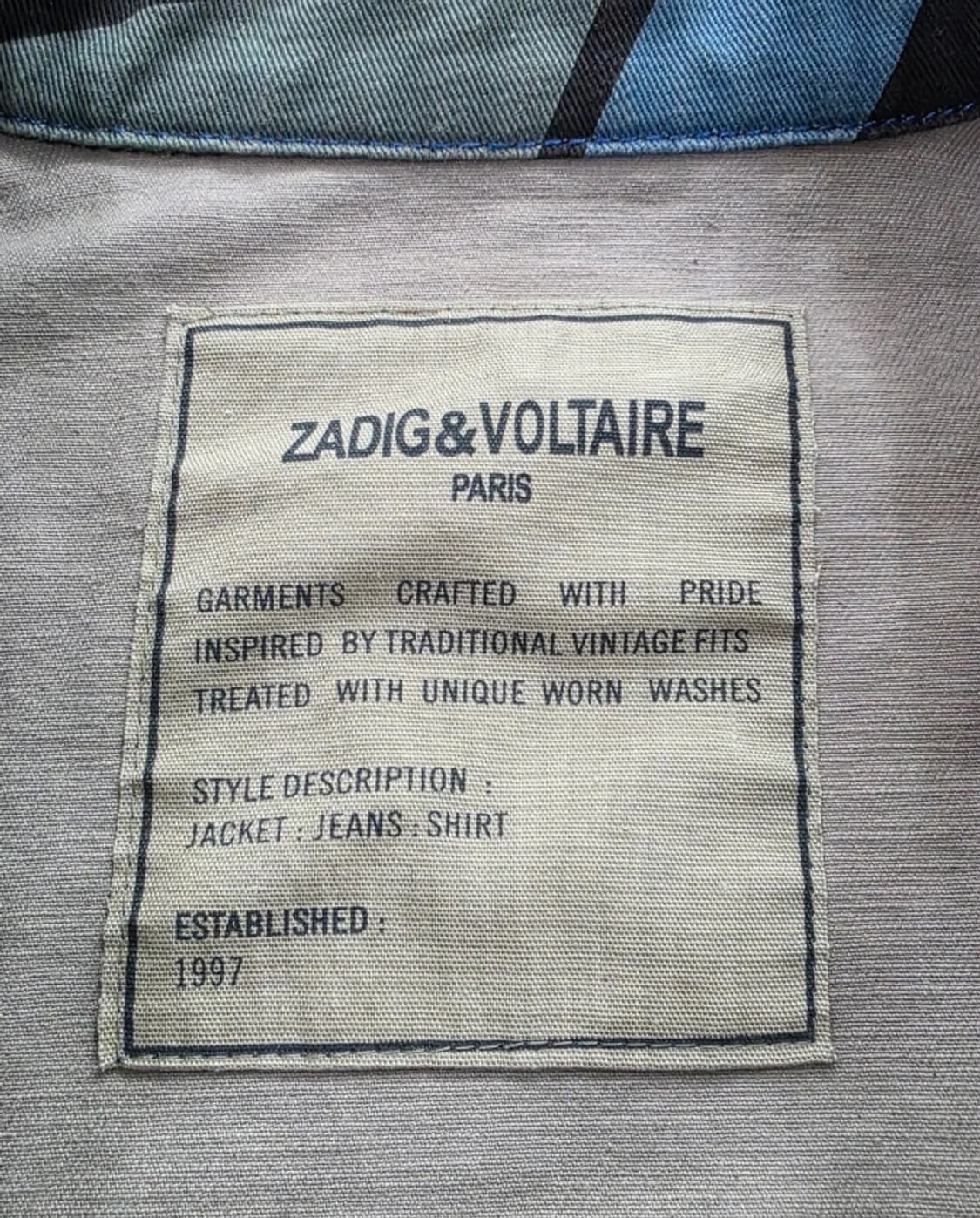 Zadig & Voltaire 쟈딕앤볼테르 가디건 재킷 ~55 상품이미지6