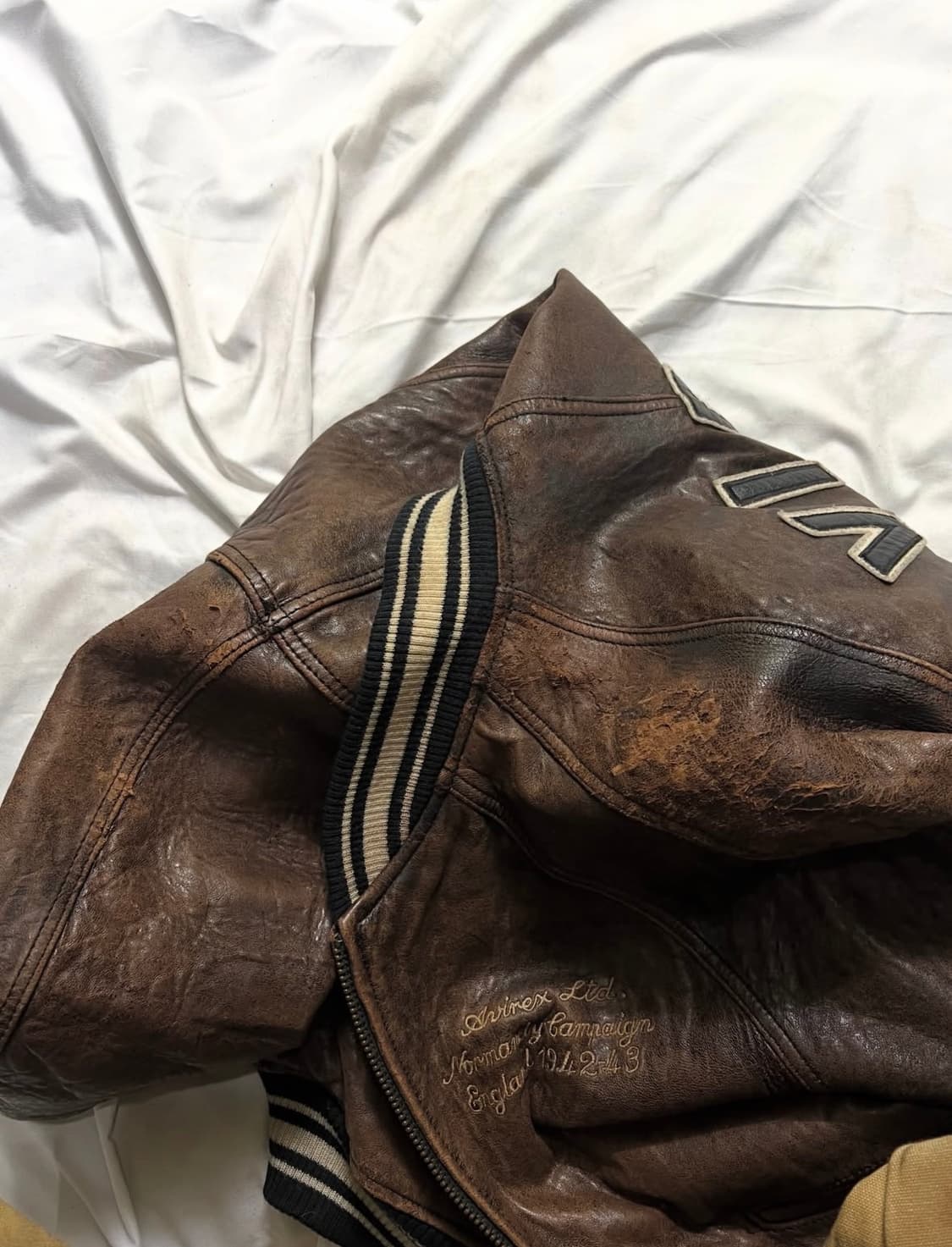 아비렉스 아이콘 가죽자켓 상품이미지8